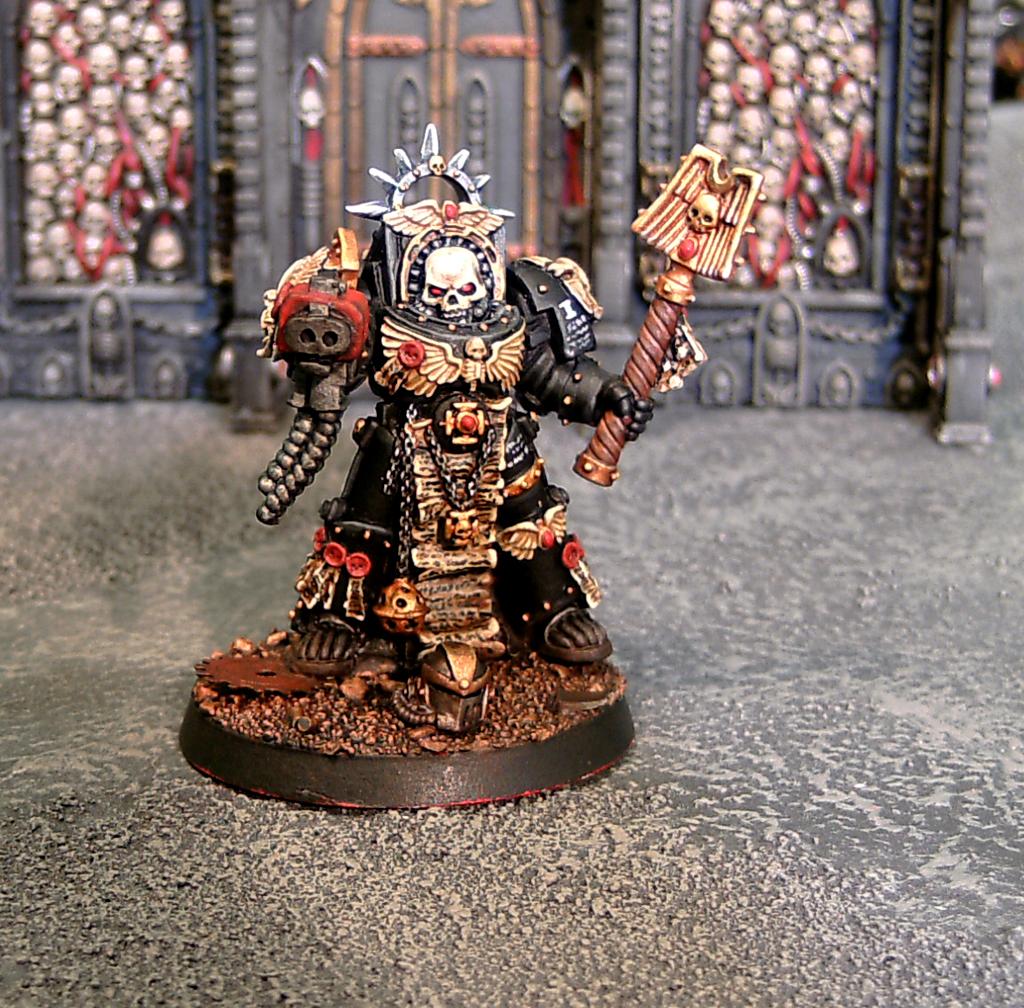Chaplain, Ouze, Space Marines, Terminator Armor, Warhammer 40,000