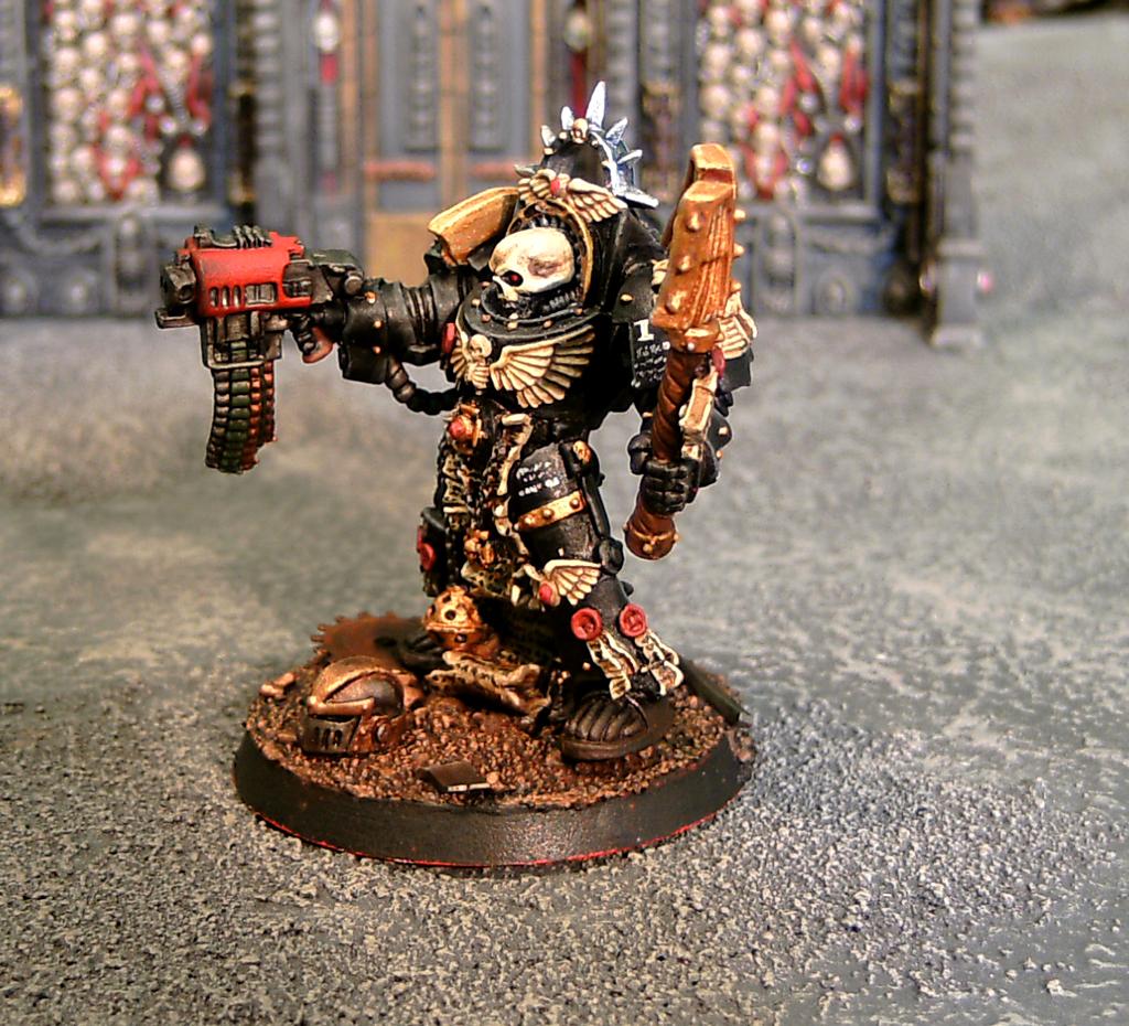 Chaplain, Ouze, Space Marines, Terminator Armor, Warhammer 40,000
