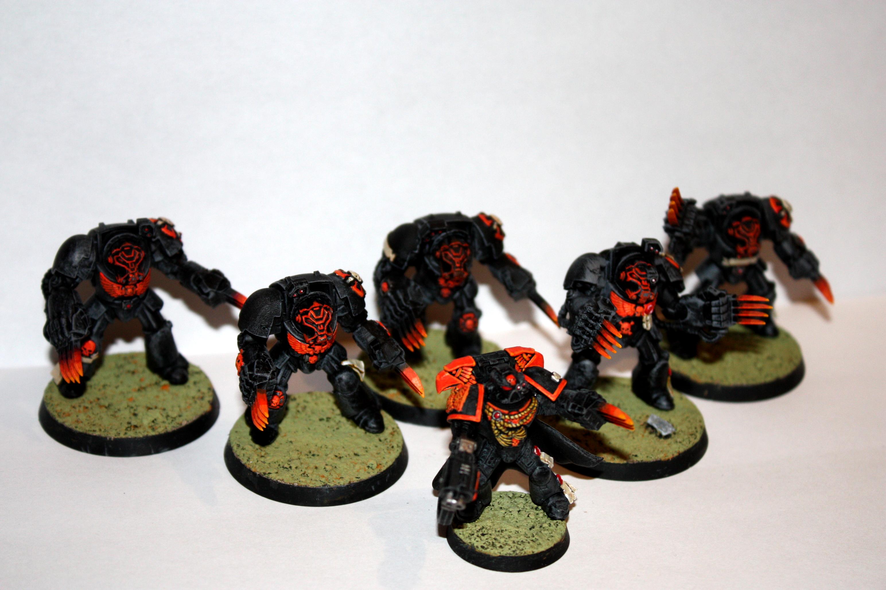 Captain, Chapter, Phoenix, Space Marines, Terminator Armor, Warhammer 40,000, Warhammer Fantasy