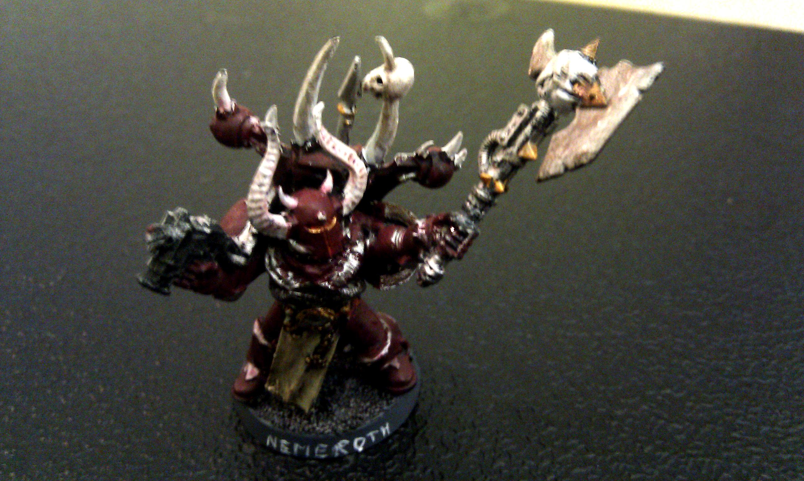 Aspiring, Bearers, Champion, Chaos, Pre-wash, Urban Base, Warhammer 40,000, Warhammer Fantasy, Word, Word Bearers