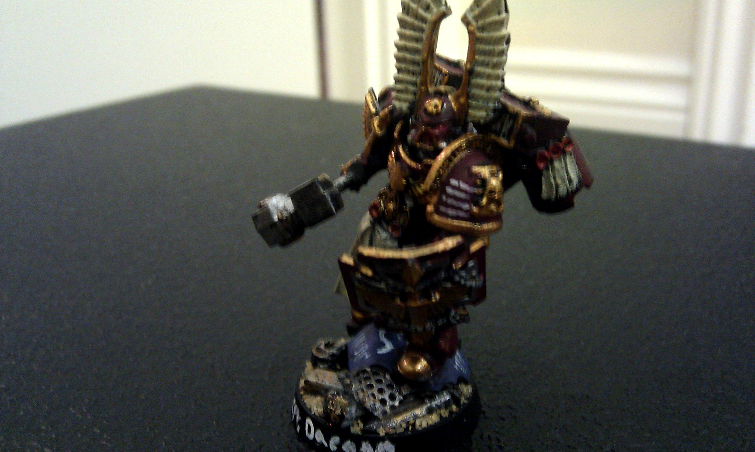 Captain, Daegon, Jet-pack, Red, Space, Space Marines, Templars