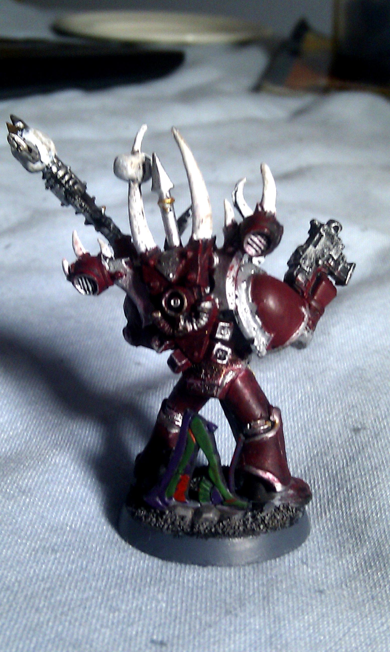 Aspiring, Bearers, Champion, Chaos, Pre-wash, Urban Base, Warhammer 40,000, Warhammer Fantasy, Word, Word Bearers