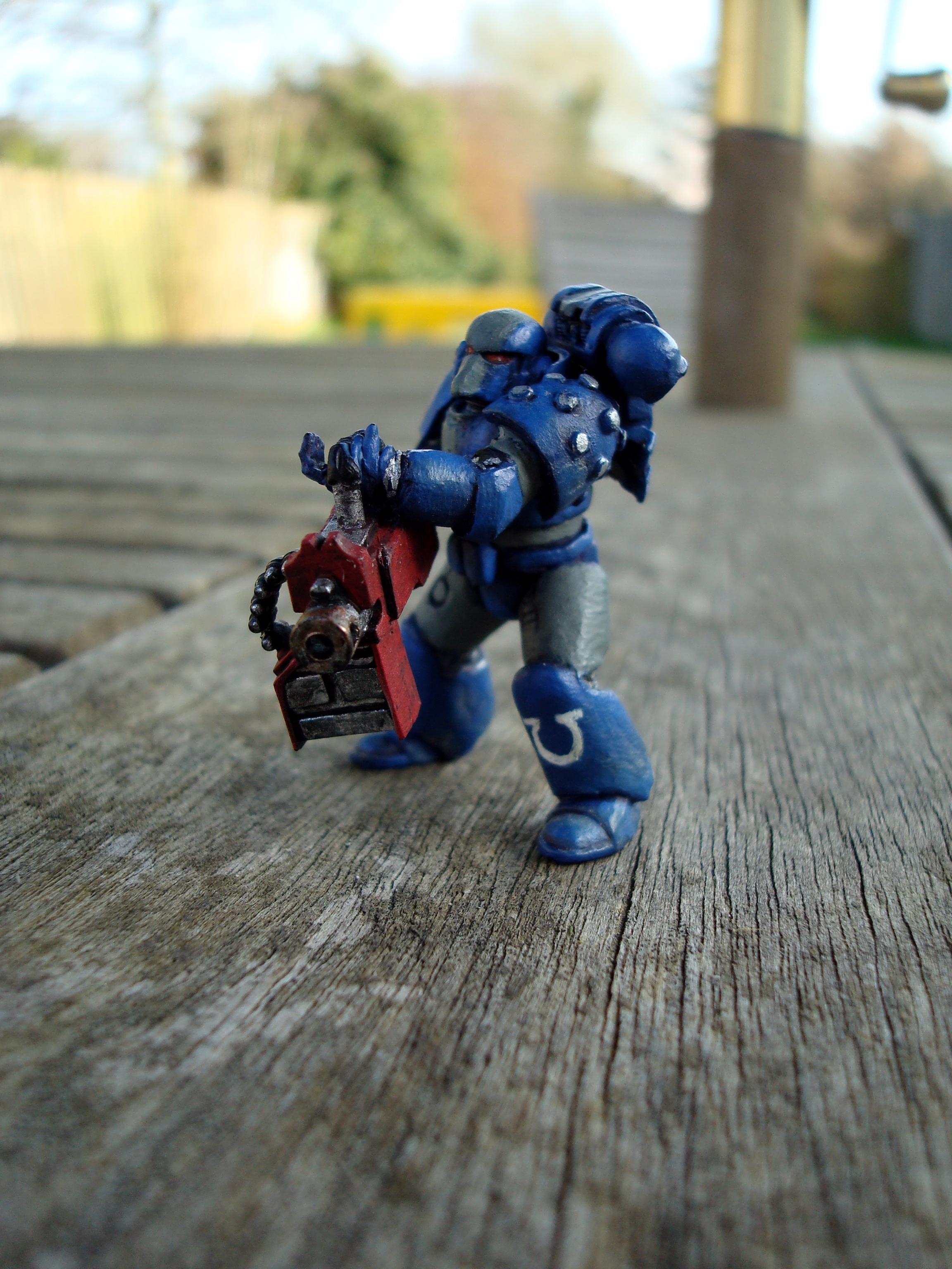 Beakie, Space Marines, True Scale, Ultramarines