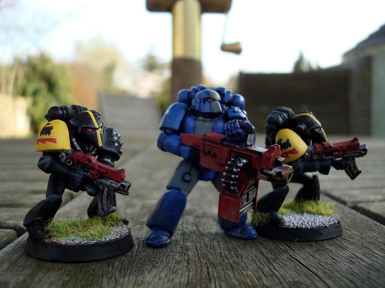 Beakie, Space Marines, True Scale, Ultramarines