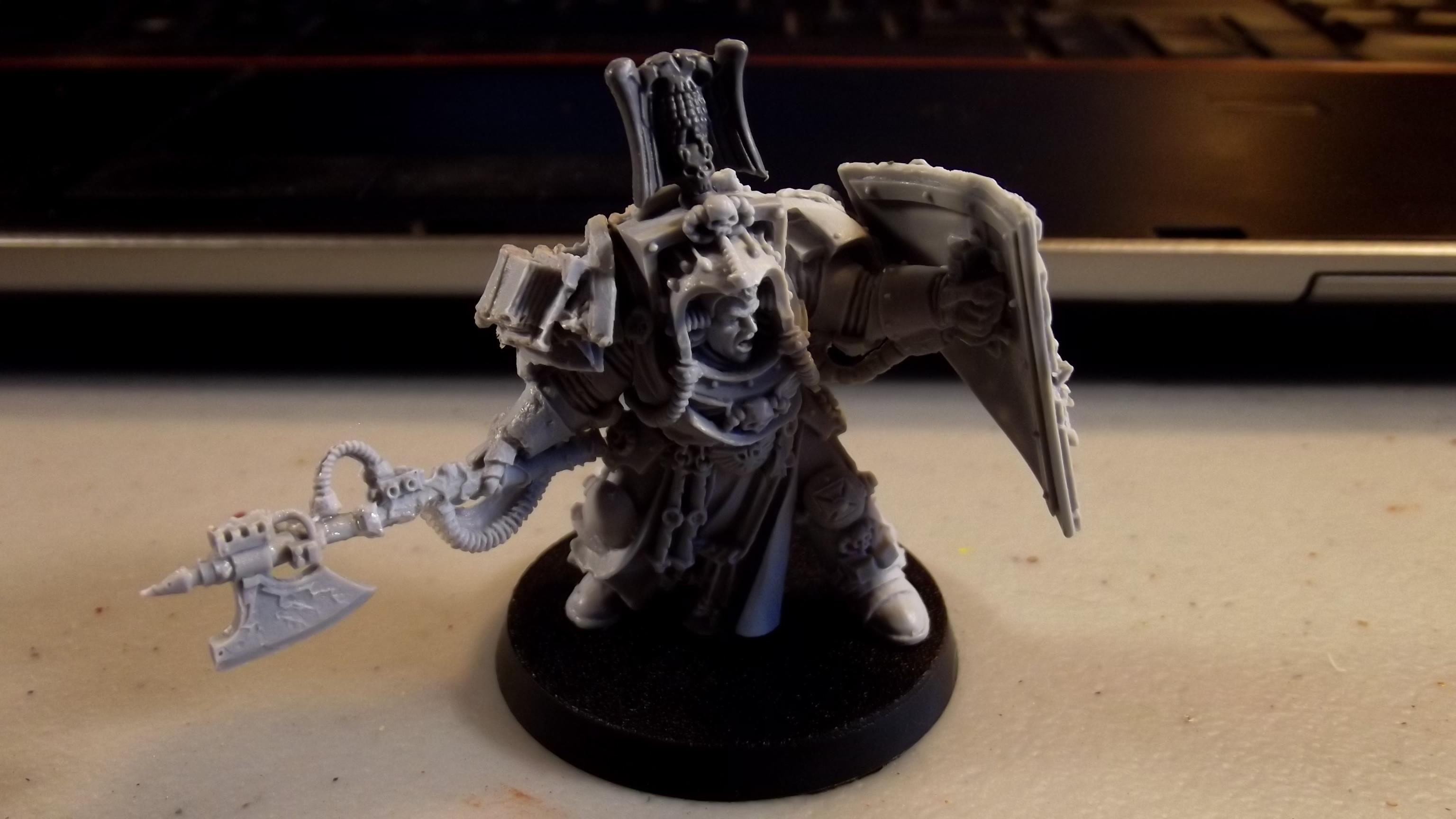 Librarian, Minotaurs, Space Marines, Work In Progress