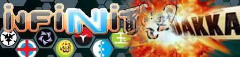 Banner, Dakka Dakka, Infinity, Logo