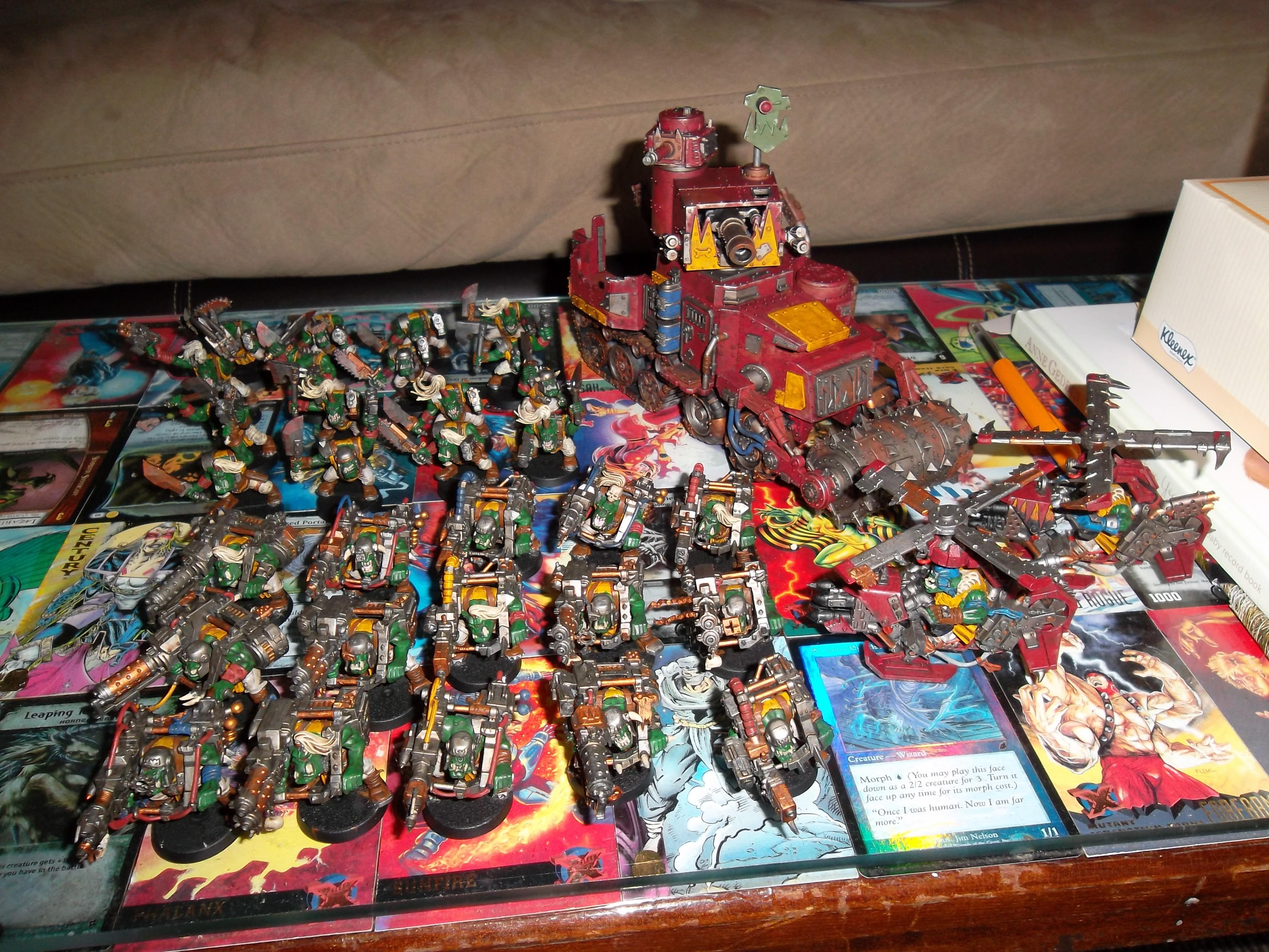 Battlewagon, Deffkopta, Lootas, Ork Army, Orks