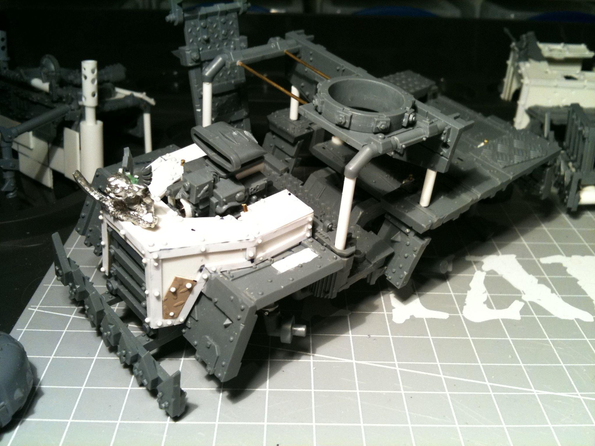 Da Dark Angelz, Orks, Trukk, Work In Progress