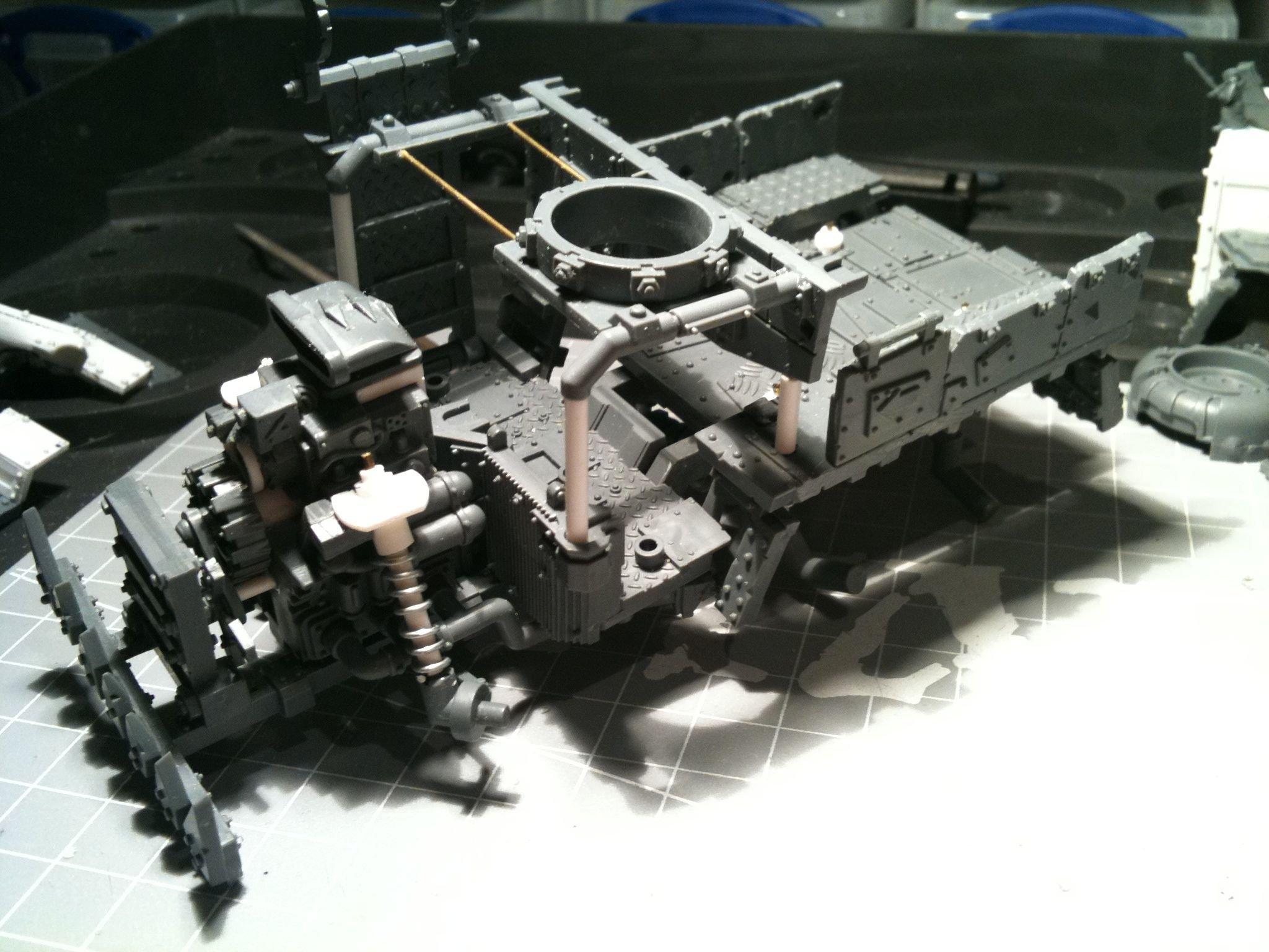 Da Dark Angelz, Orks, Trukk, Work In Progress