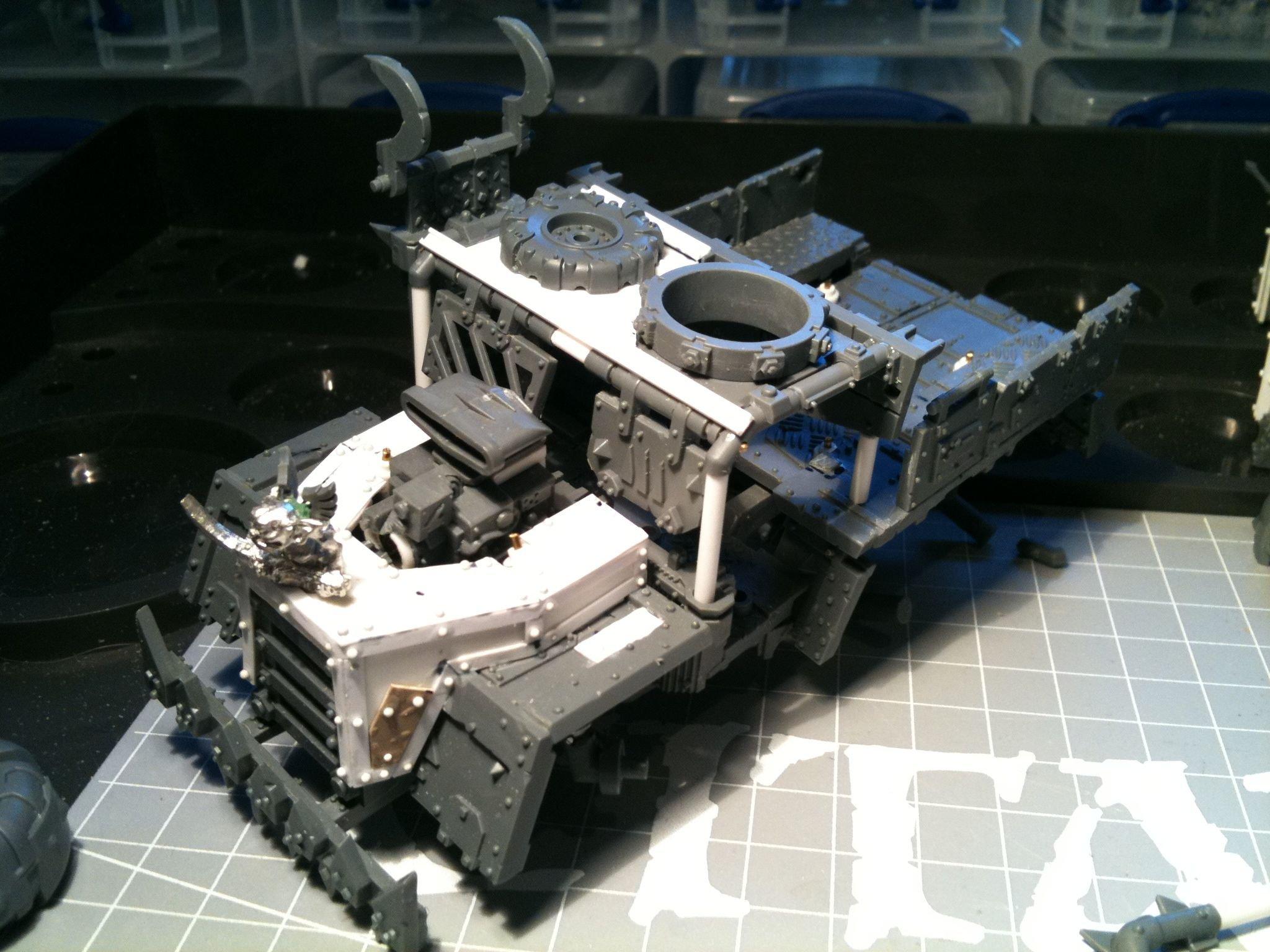 Da Dark Angelz, Orks, Trukk, Work In Progress