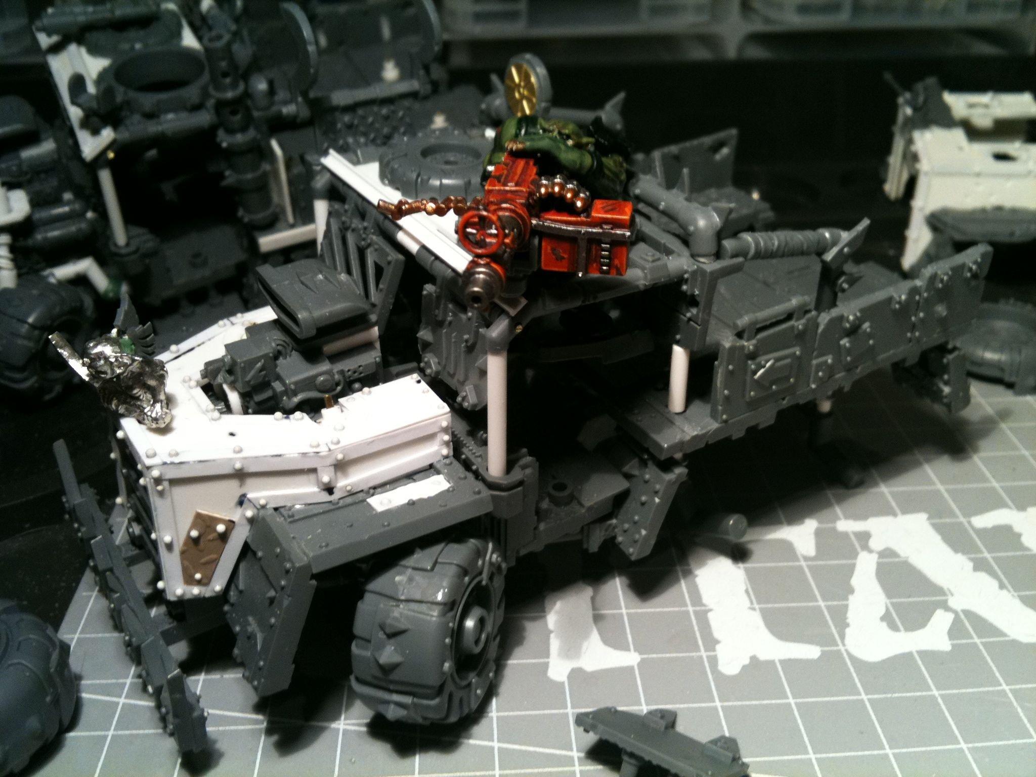 Da Dark Angelz, Orks, Trukk, Work In Progress