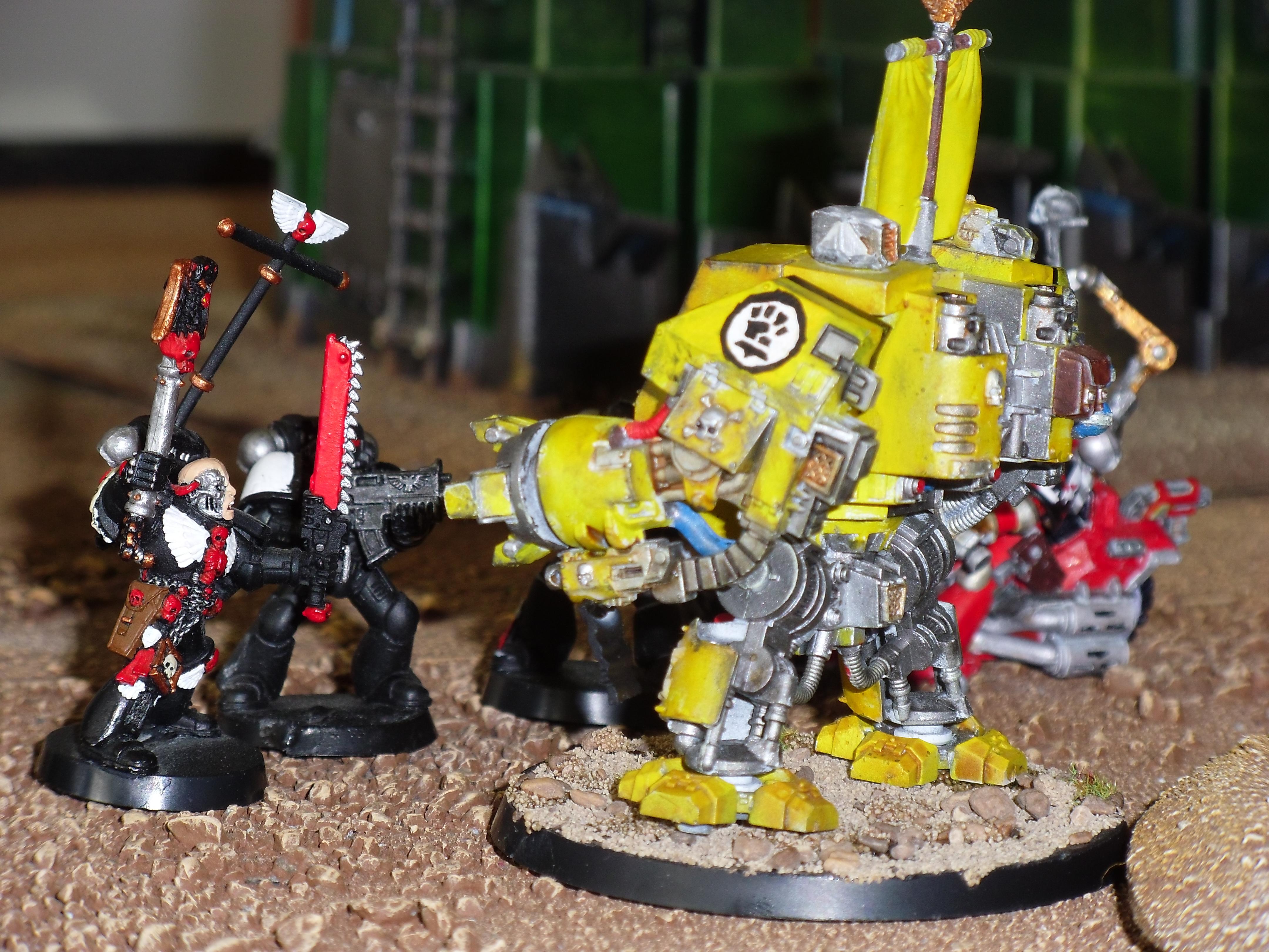 Battle Report, Black Templars, Dreadnought, Imperial Fists, Space Marines, Warhammer 40,000