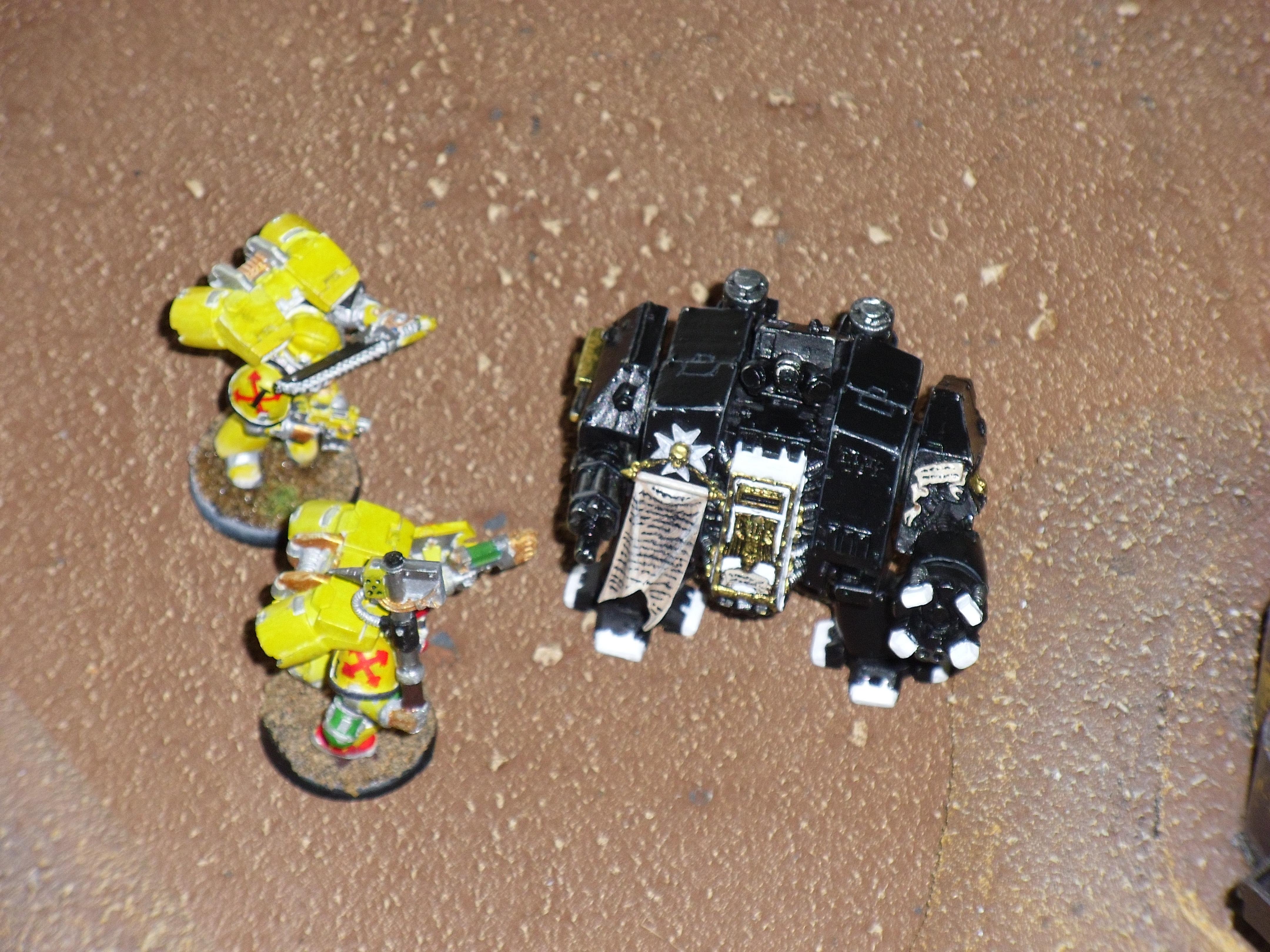 Battle Report, Black Templars, Dreadnought, Imperial Fists, Space Marines, Warhammer 40,000
