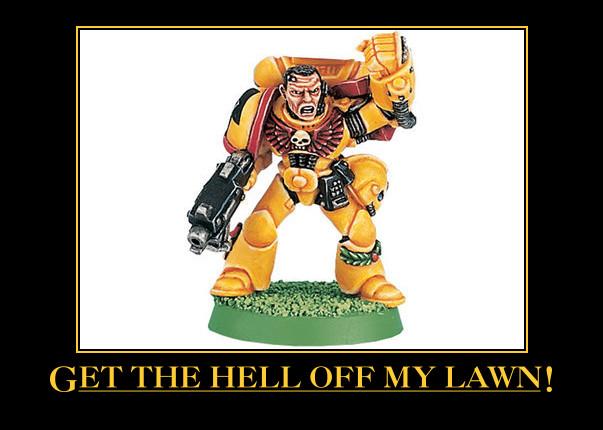 Humor, Imperial Fists, Power Armor, Space Marines