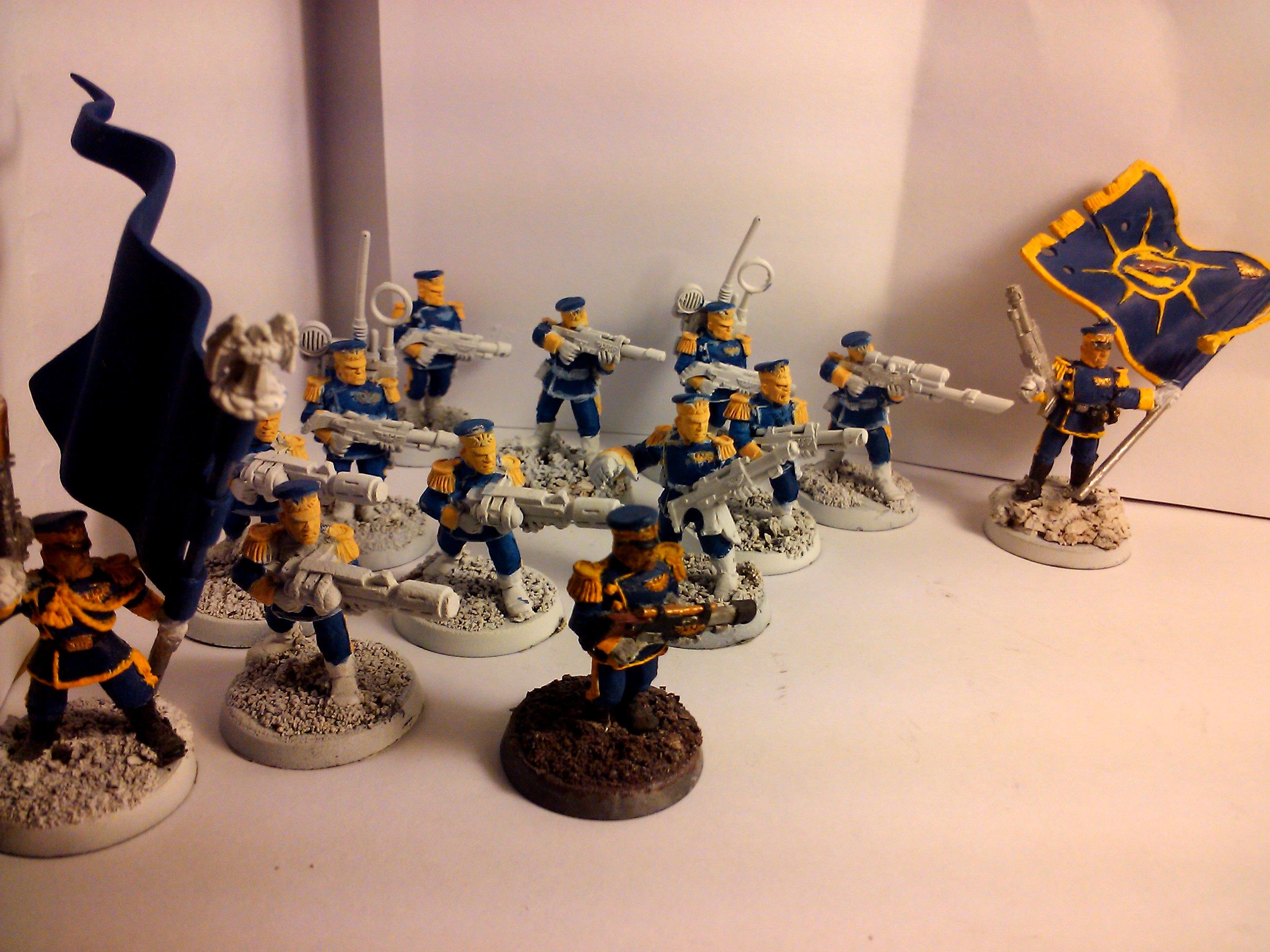 Conversion, Imperial Guard, Mordian Iron Guard, Paint Scheme, Warhammer 40,000