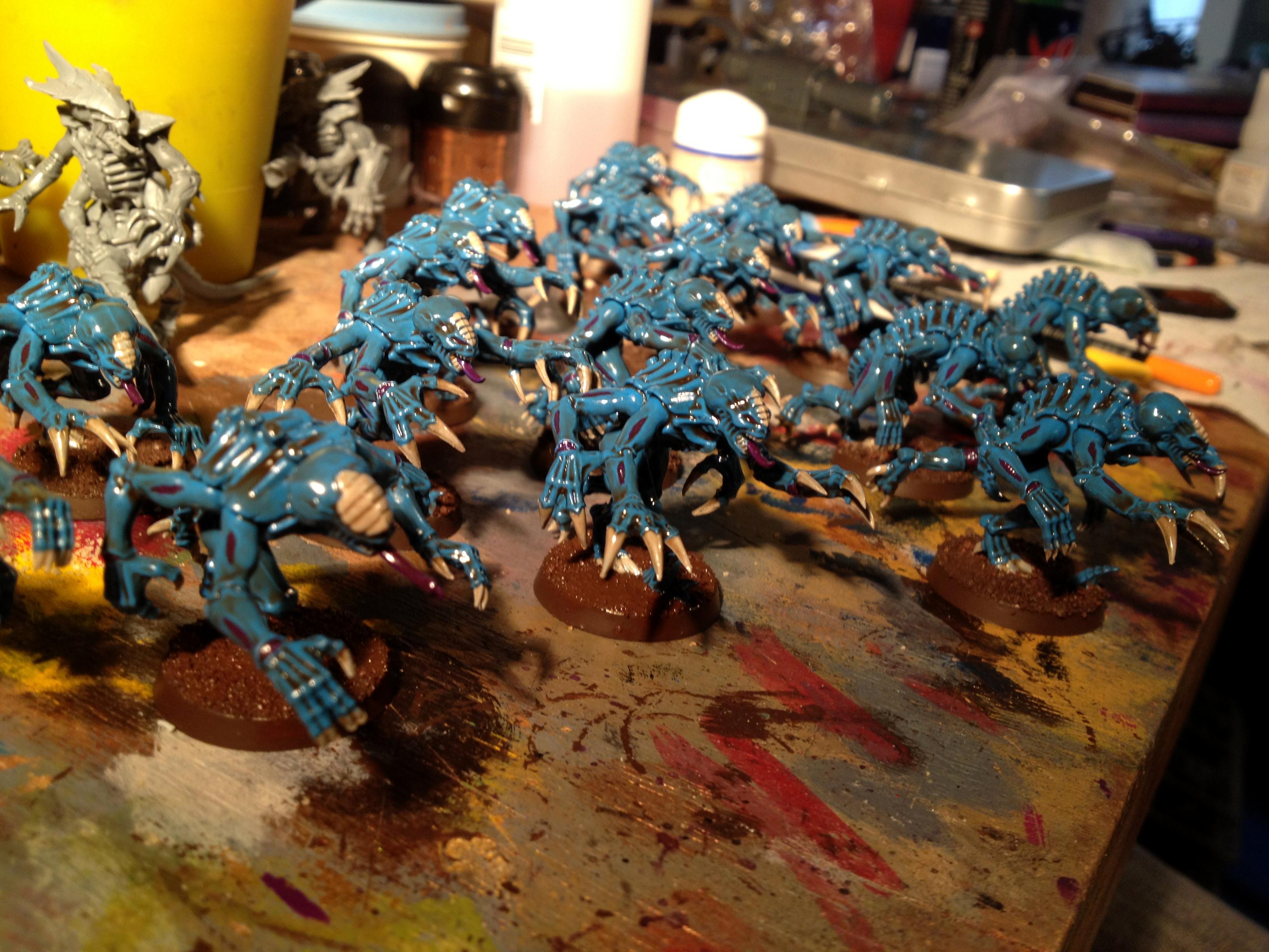 Dipped, Tyranids, Warhammer 40,000, Work In Progress