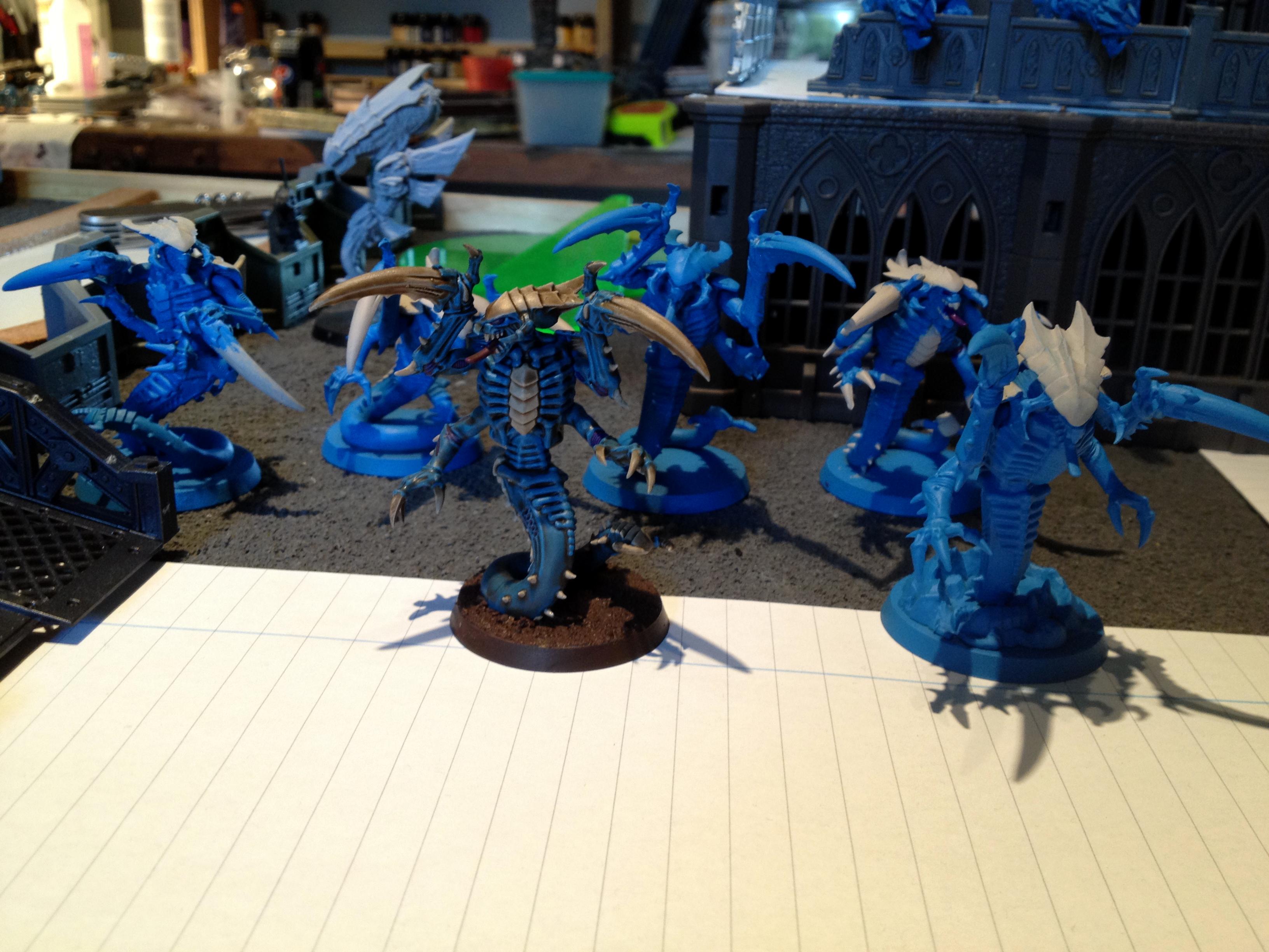 Dipped, Tyranids, Warhammer 40,000, Work In Progress