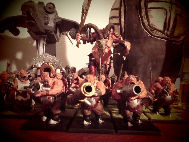 Bulls, Leadbelchers, Ogre Kingdom, Ogres, Slave Giant