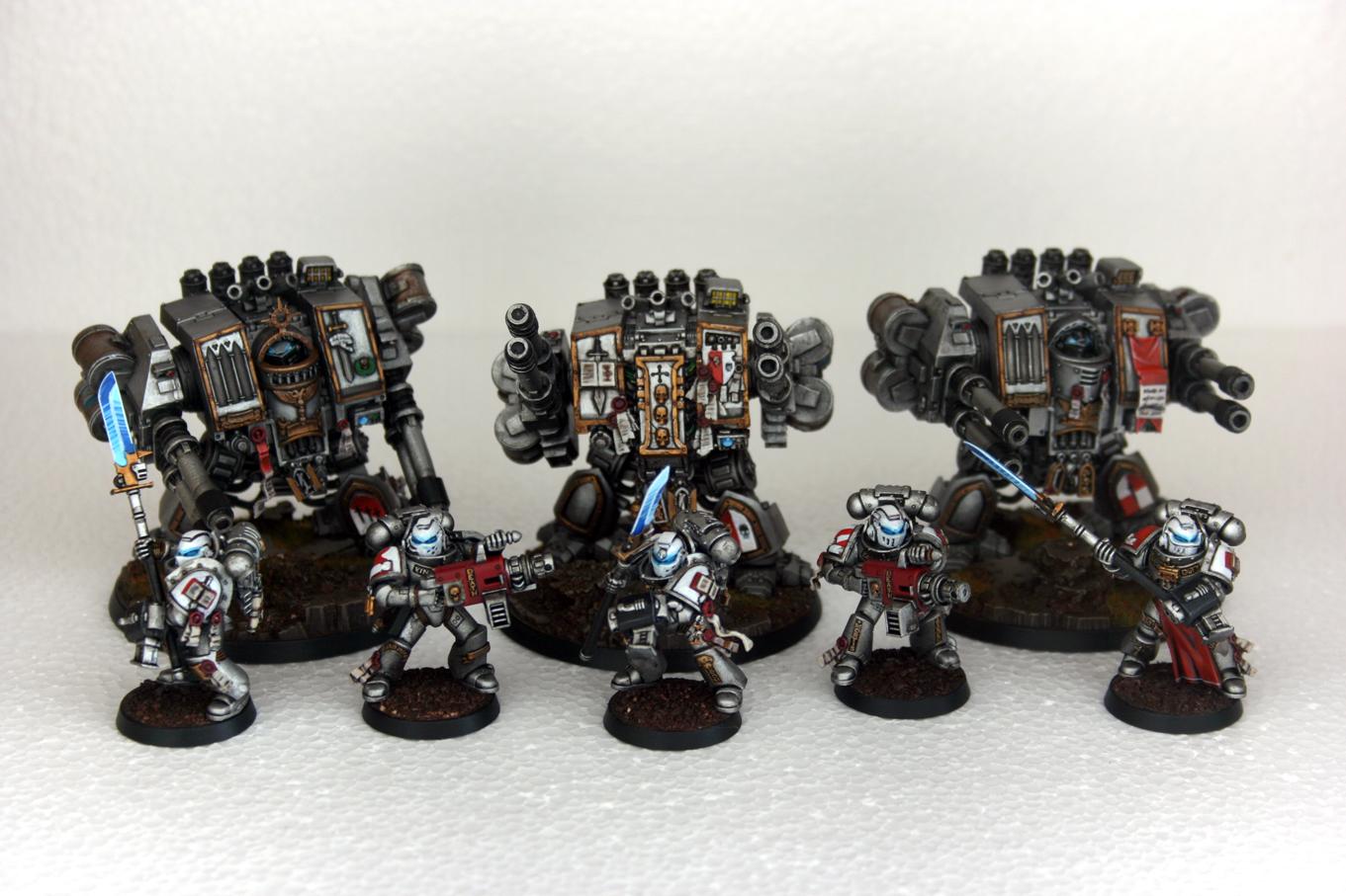 Dakka Dreadnoughts, Dreads, Grey Knights, Purifiers
