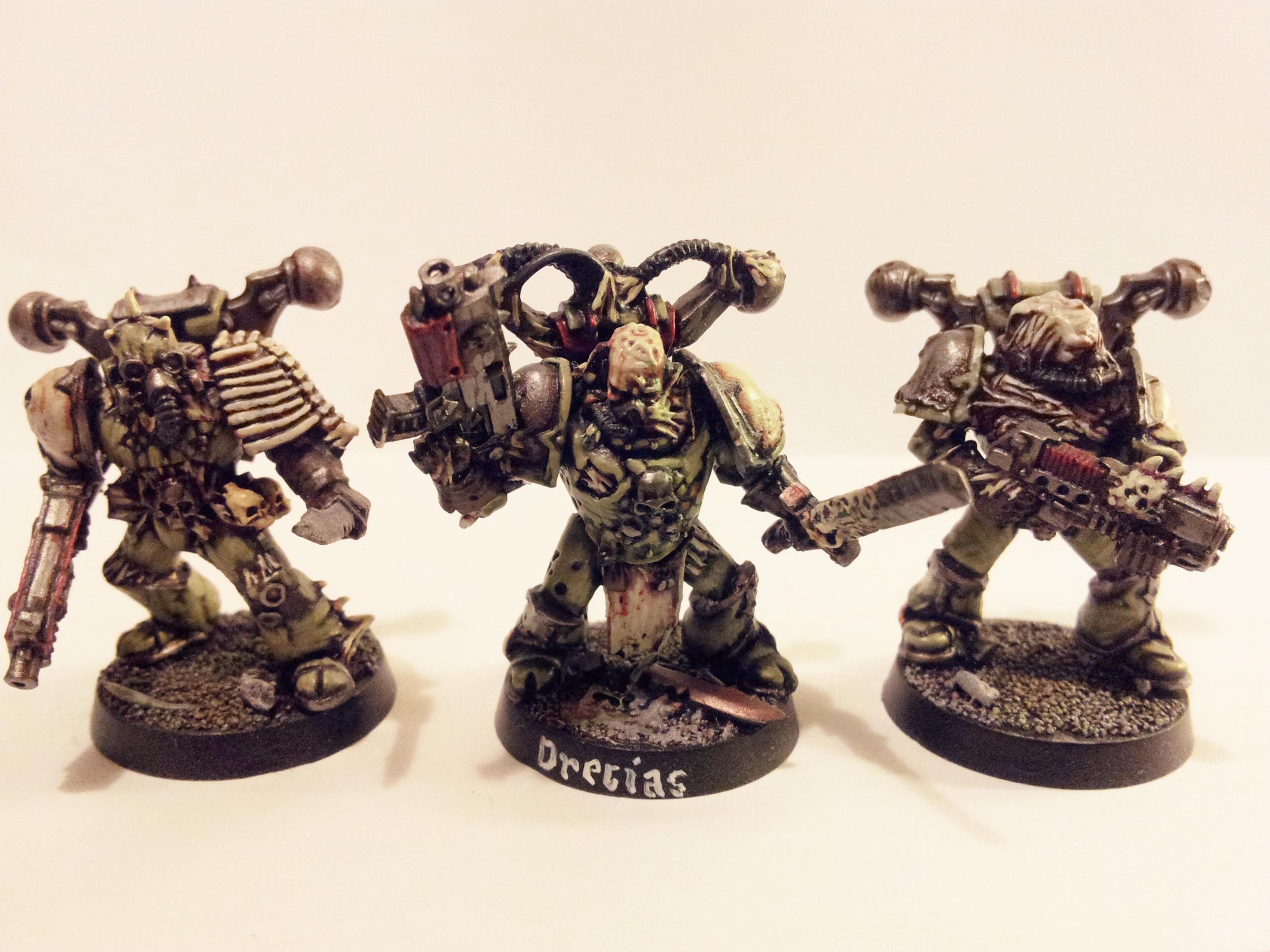 Chaos Space Marines, Death Guard, Nurgle, Plague Marines