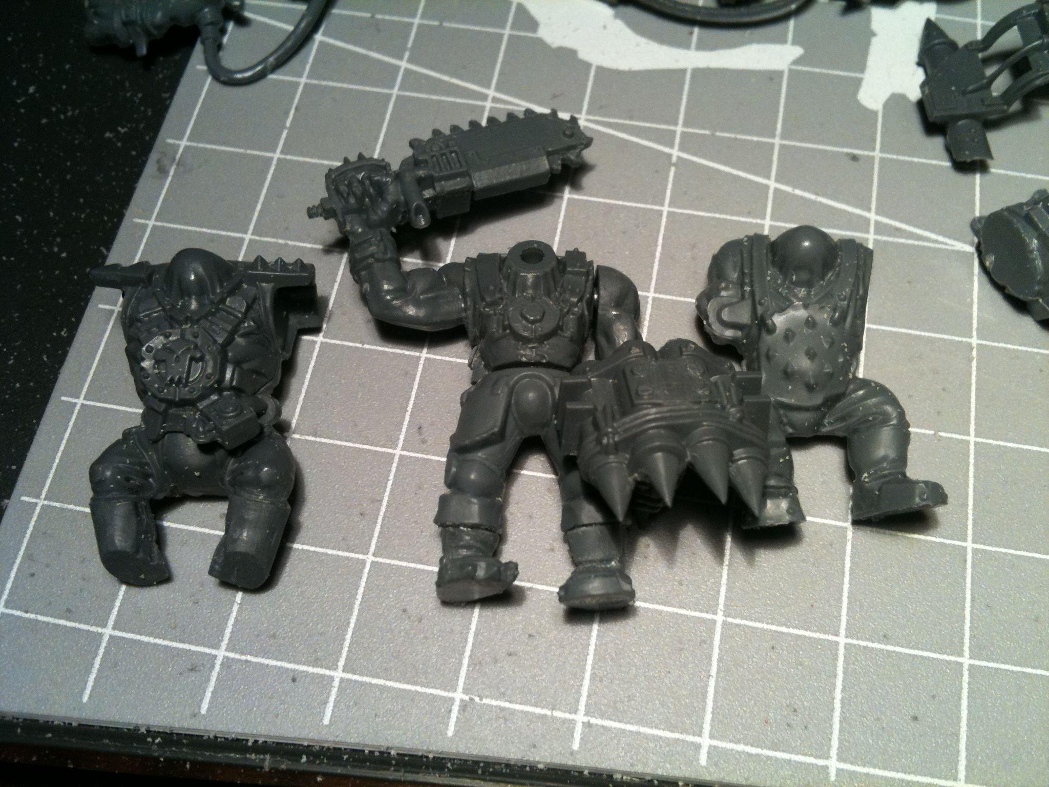 Da Dark Angelz, Orks, Rokkit Launcha, Trukk, Work In Progress