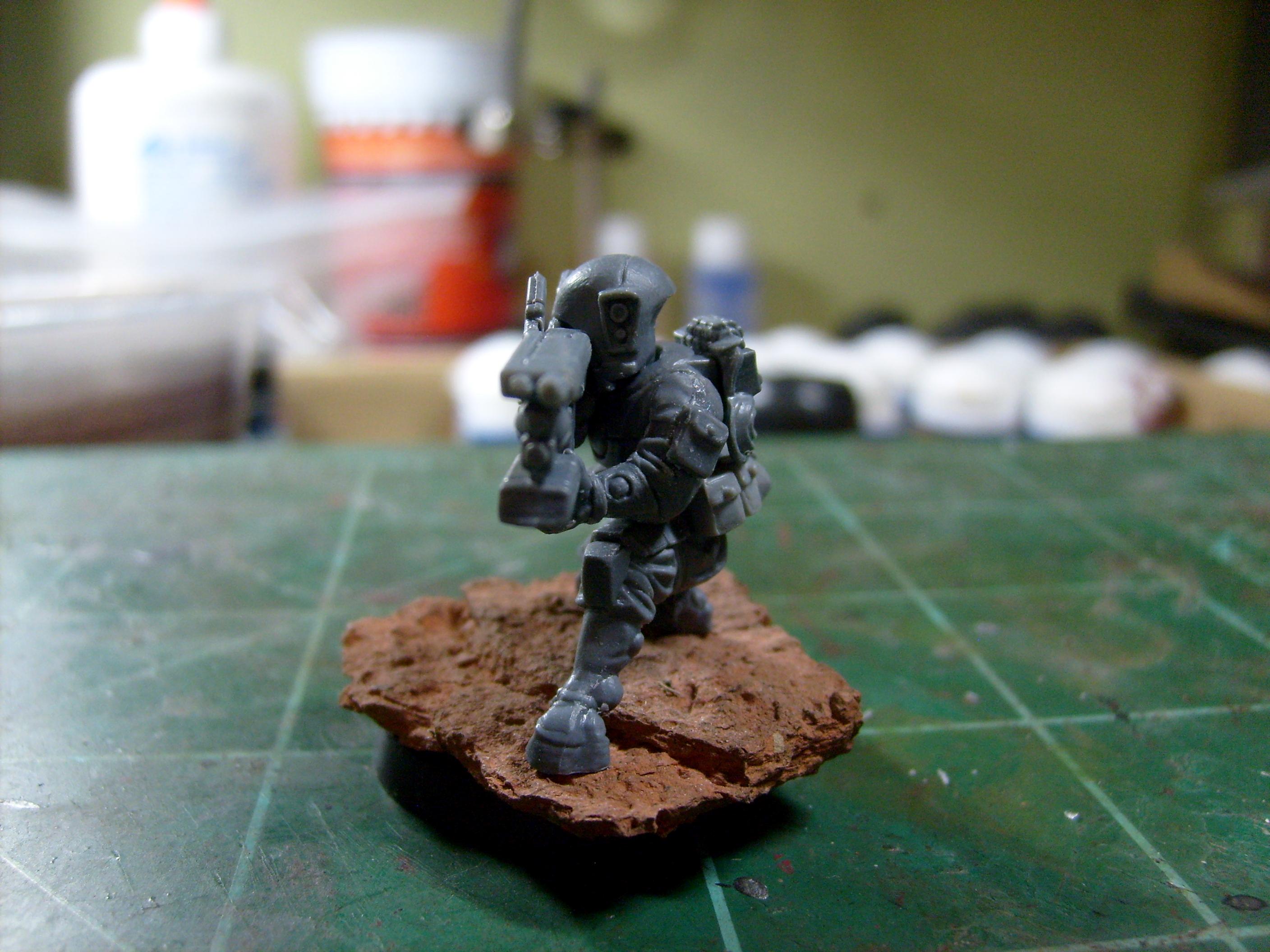 Army, Desert, Pathfinders, Tau, Warhammer 40,000, Work In Progress