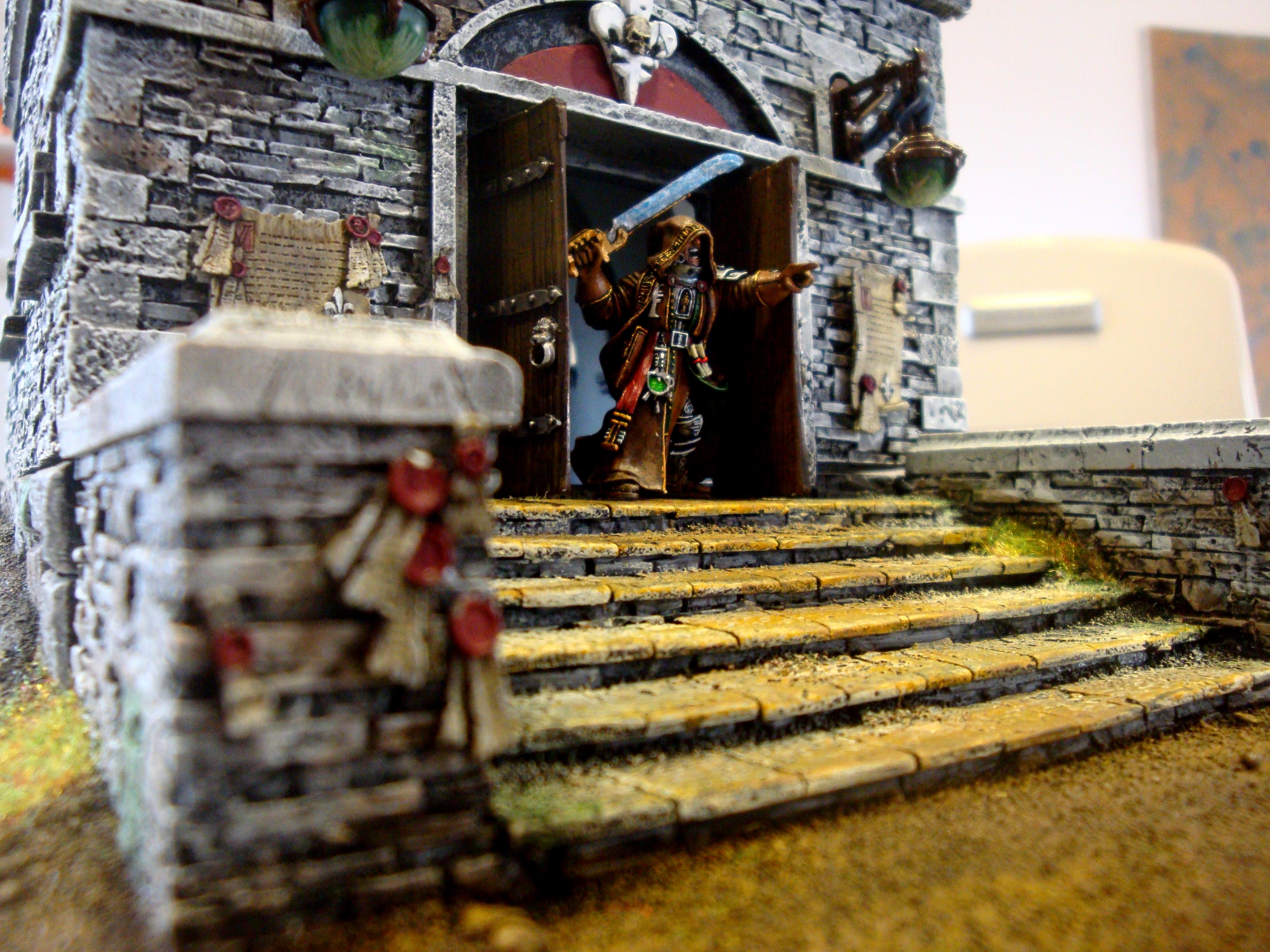 Forge World, Inquisitor, Landscape, Shrine, Sisters Of Battle, Solomon Lok, Temple, Terrain, Warhammer 40,000