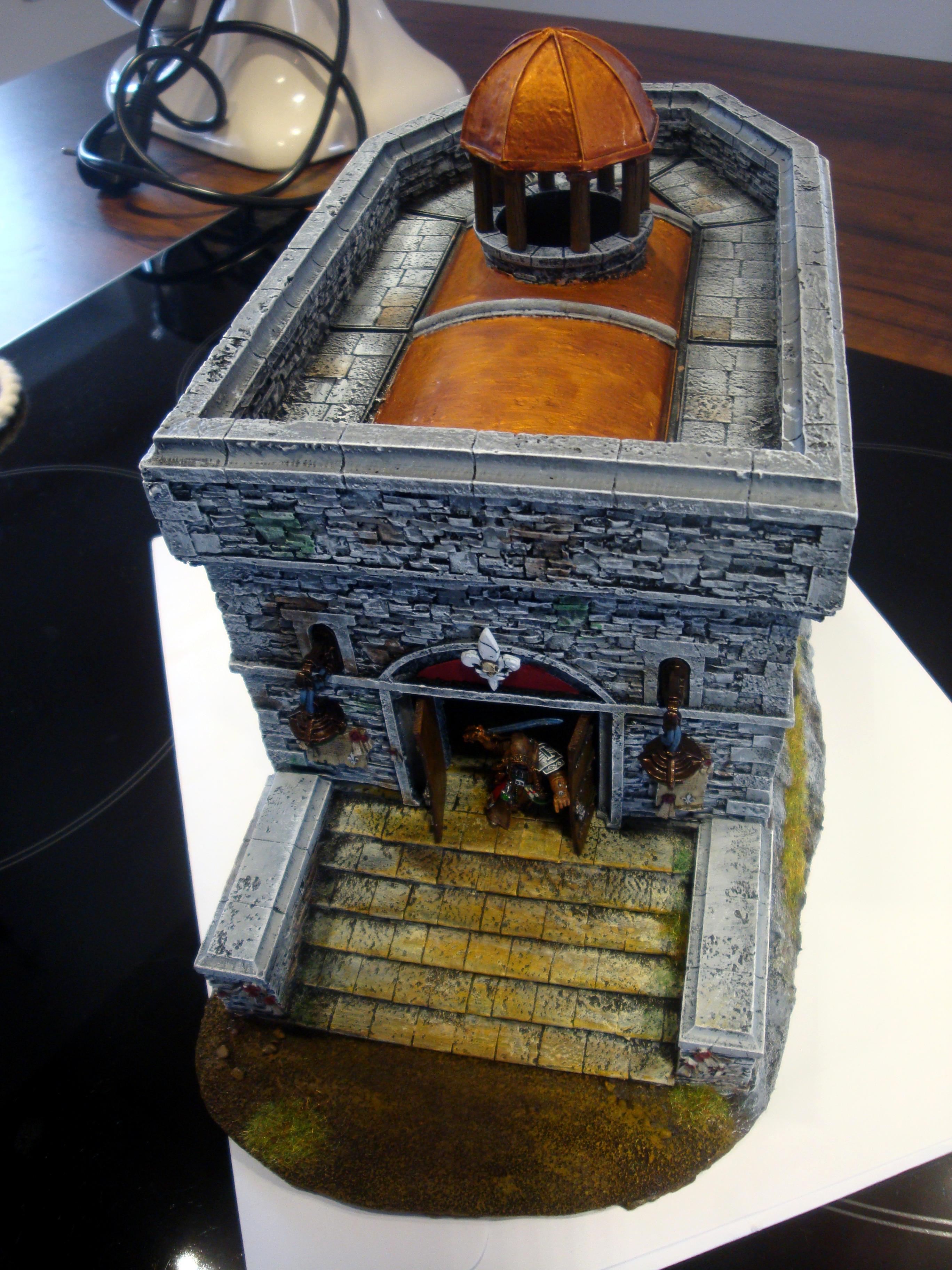 Forge World, Inquisitor, Landscape, Shrine, Sisters Of Battle, Solomon Lok, Temple, Terrain, Warhammer 40,000