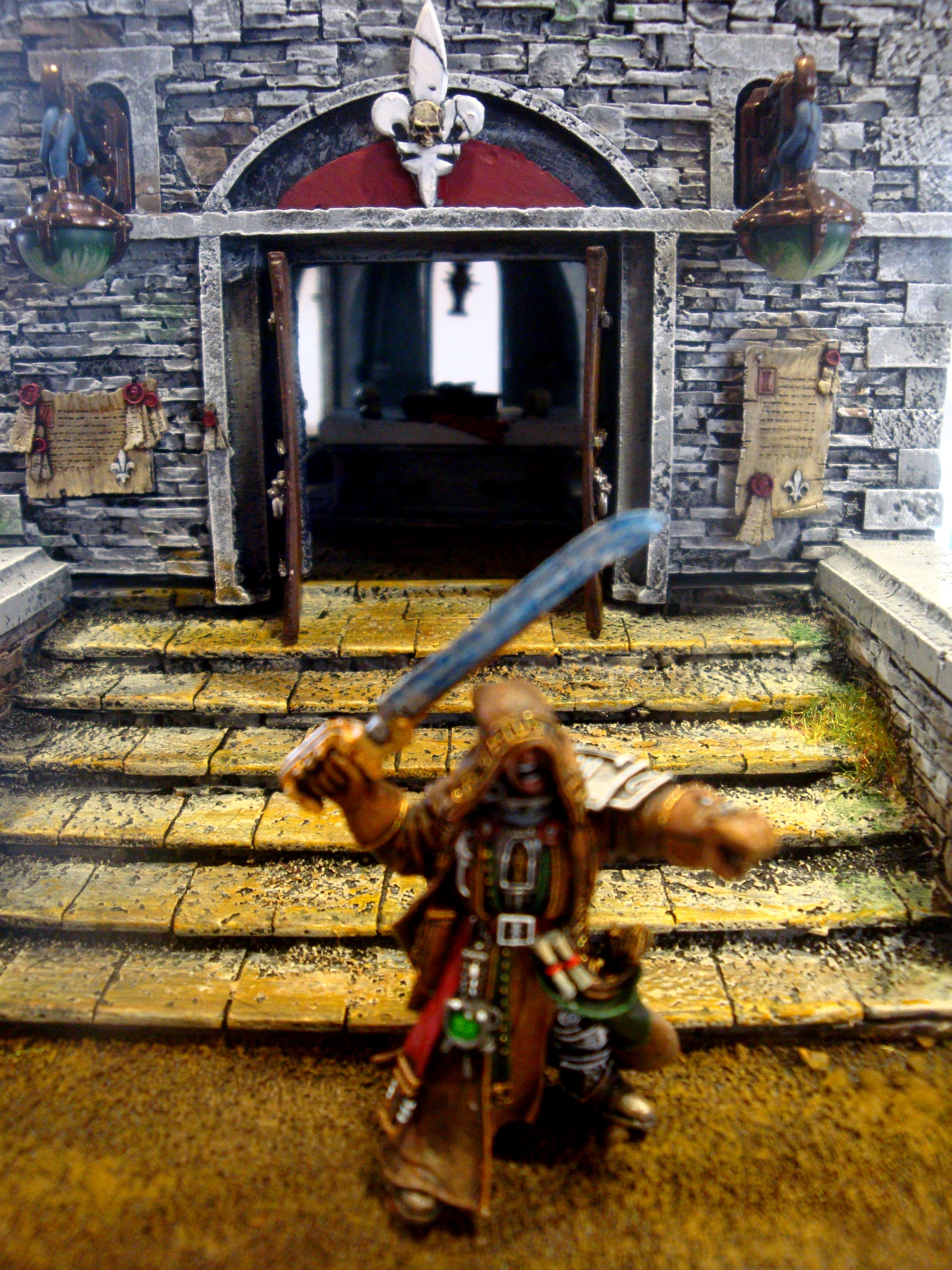 Forge World, Inquisitor, Landscape, Shrine, Sisters Of Battle, Solomon Lok, Temple, Terrain, Warhammer 40,000