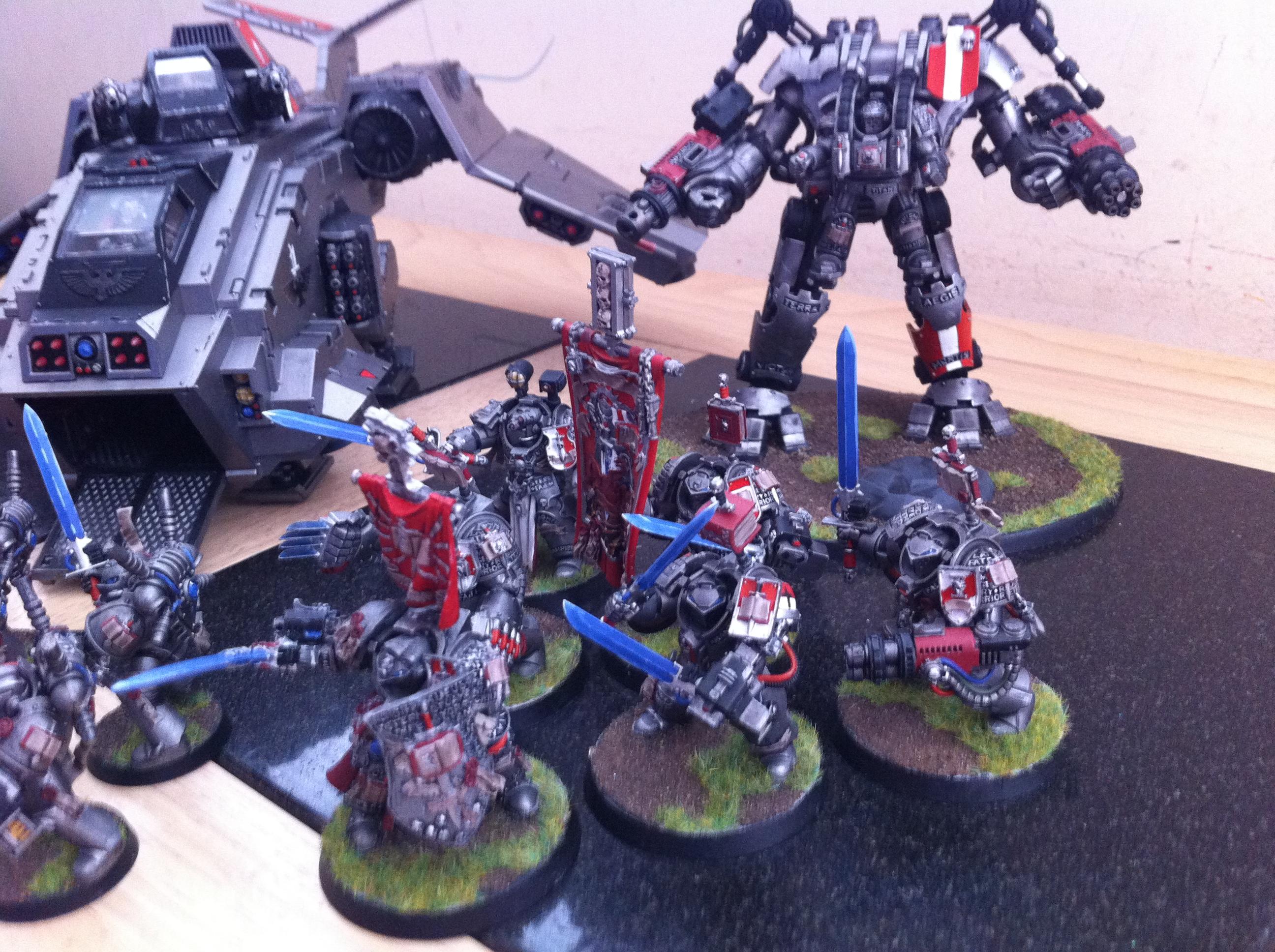 Dreadknight, Grey Knights, Gunship, Paladins, Stormraven