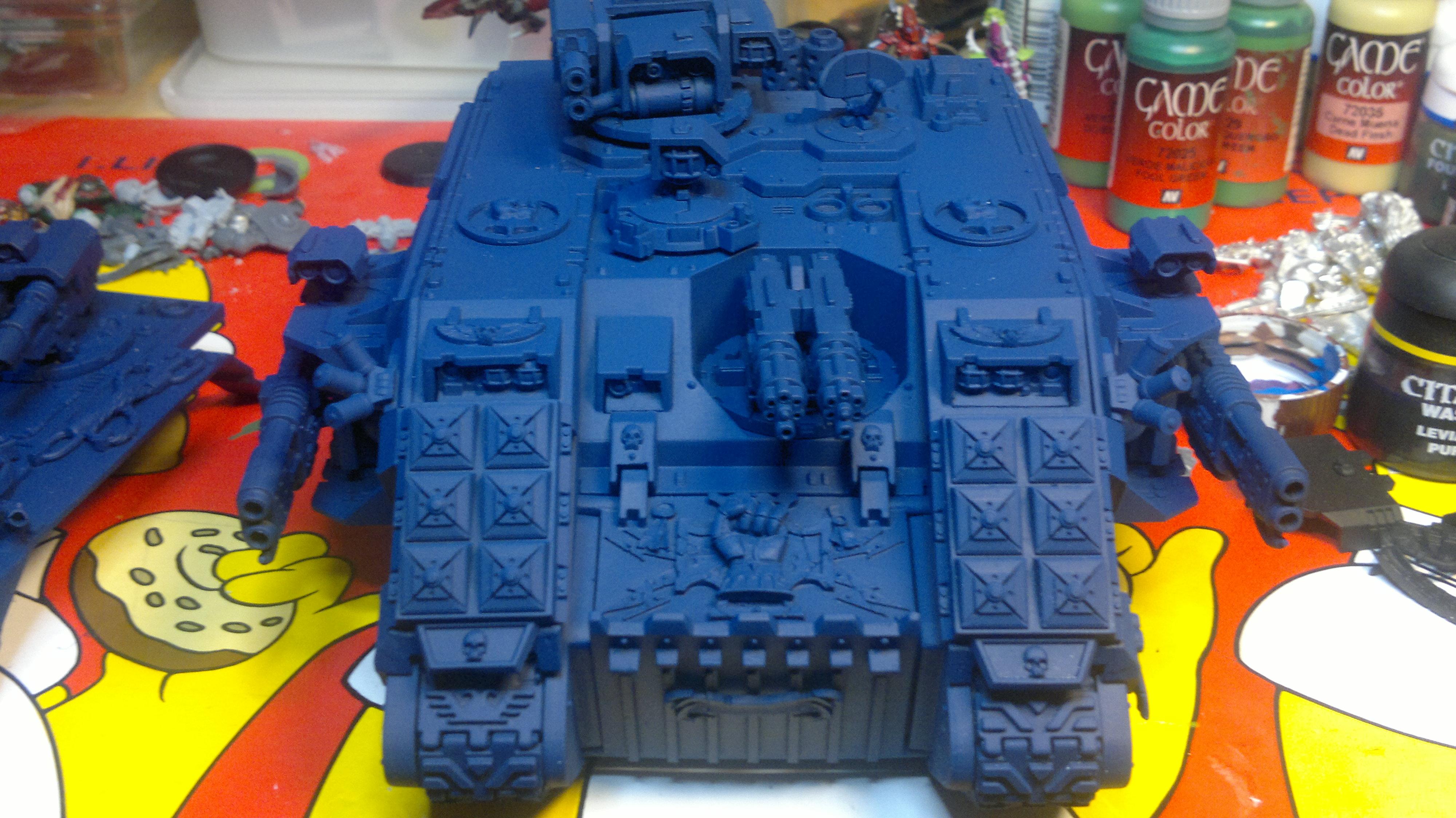 Land Raider, Redeemer, Space Marines, Ultramarines, Warhammer 40,000