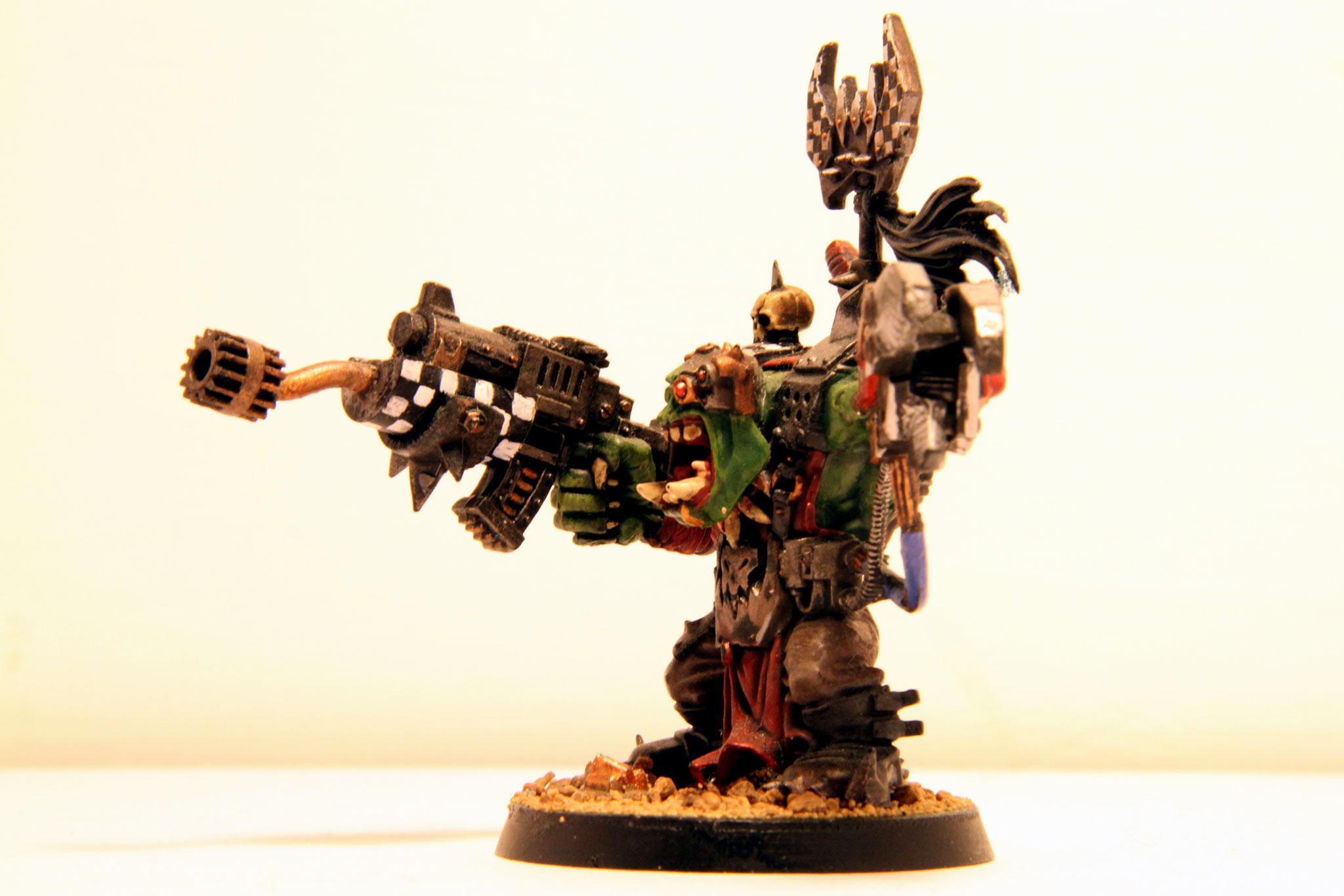 Orks, Painted, Waaagh, Warboss, Warhammer 40,000