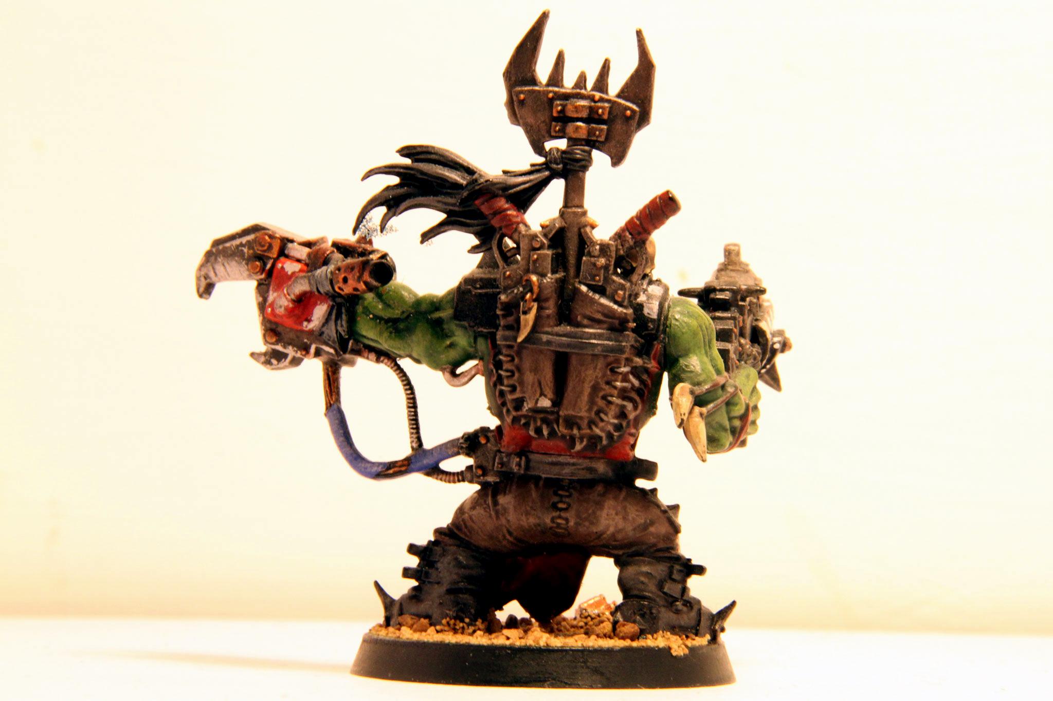 Orks, Painted, Waaagh, Warboss, Warhammer 40,000