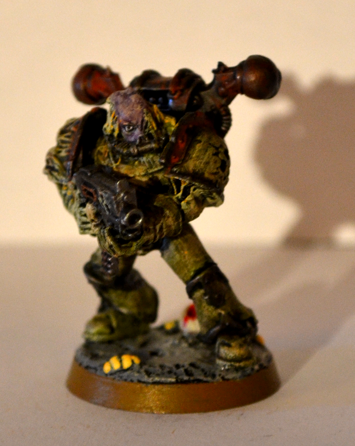 Death Guard, Nurgle, Plague Marine Squad 1 Bolter 3