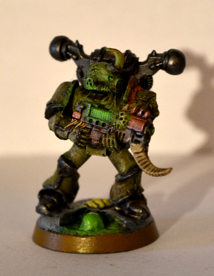 Death Guard, Nurgle, Plague Marine Squad 1 Plasma 1