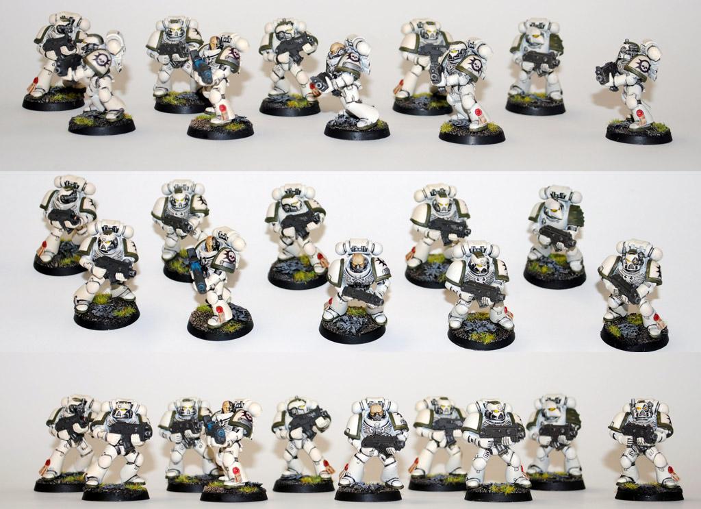 Death Guard, Pre Heresy, Space Marines, Tactical Squads, White