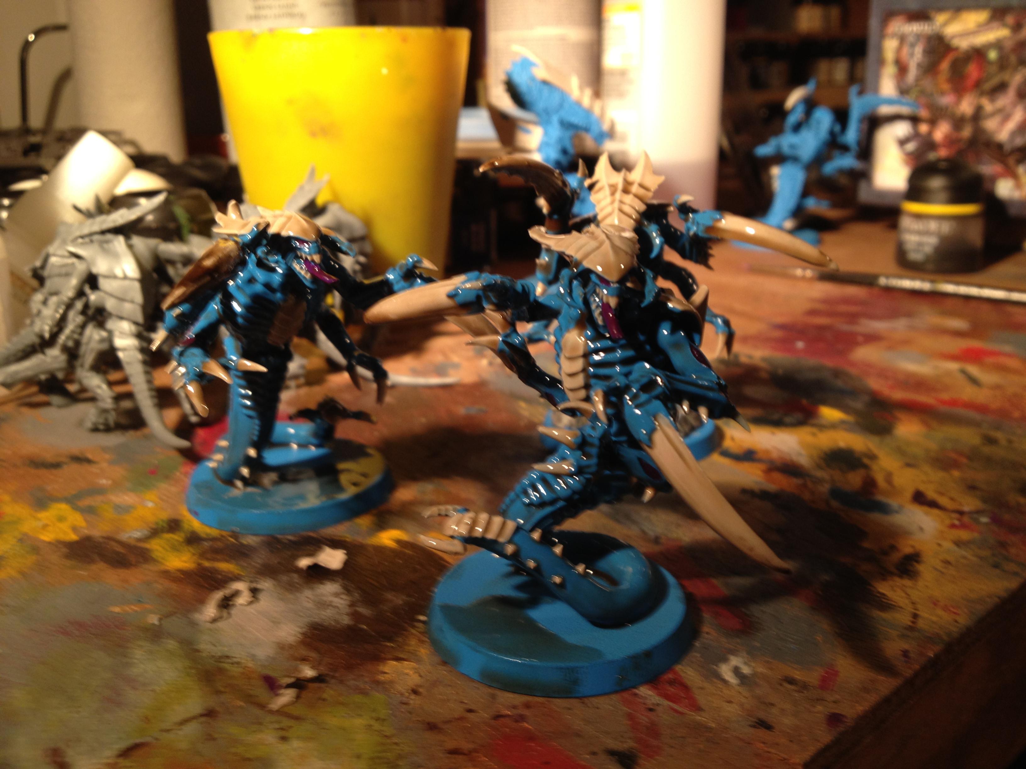 Dipped, Tyranids, Warhammer 40,000, Work In Progress