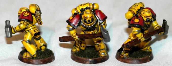 Angry Marines, Hammer, Space Marines, Warhammer 40,000