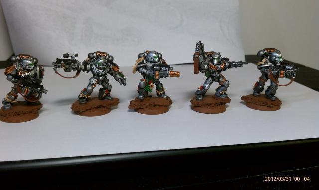 Power Swords, Silver Skulls, Space Marines, Sternguard, Veteran