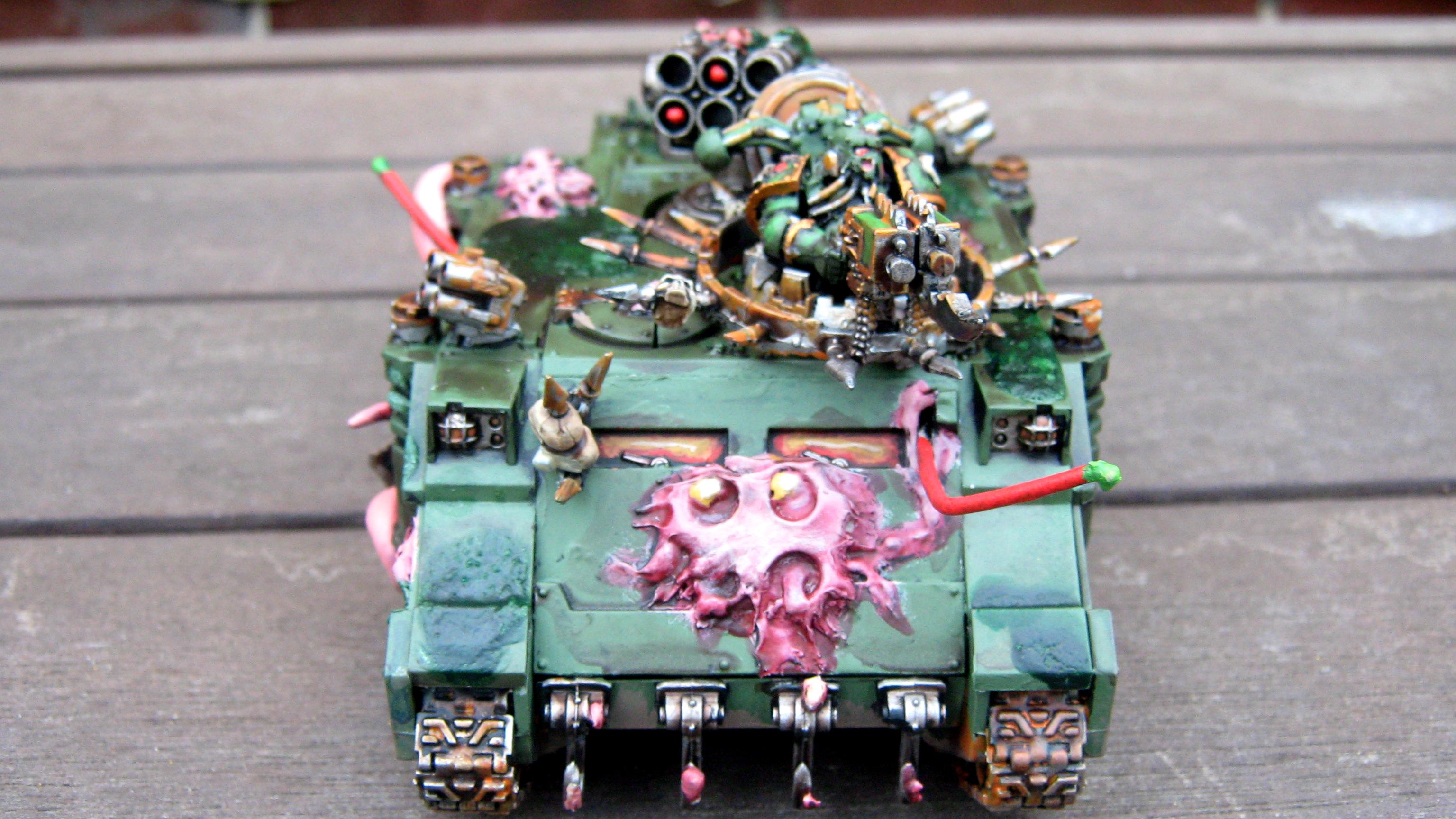 Chaos, Nurgle, Rhino, Space Marines