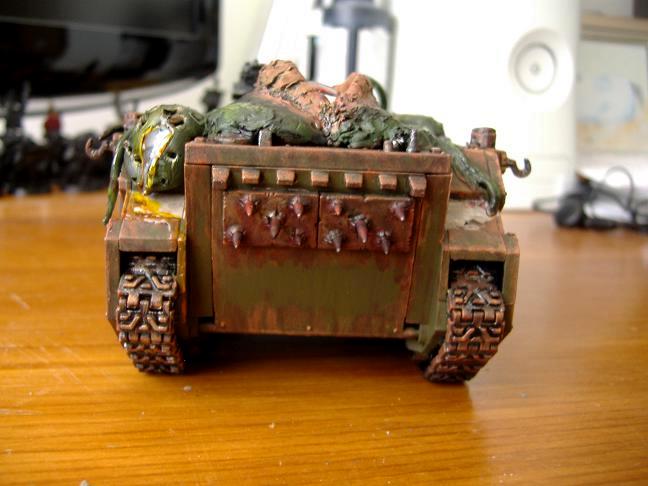 Death Guard, Nurgle, Plague Marines, Rhino