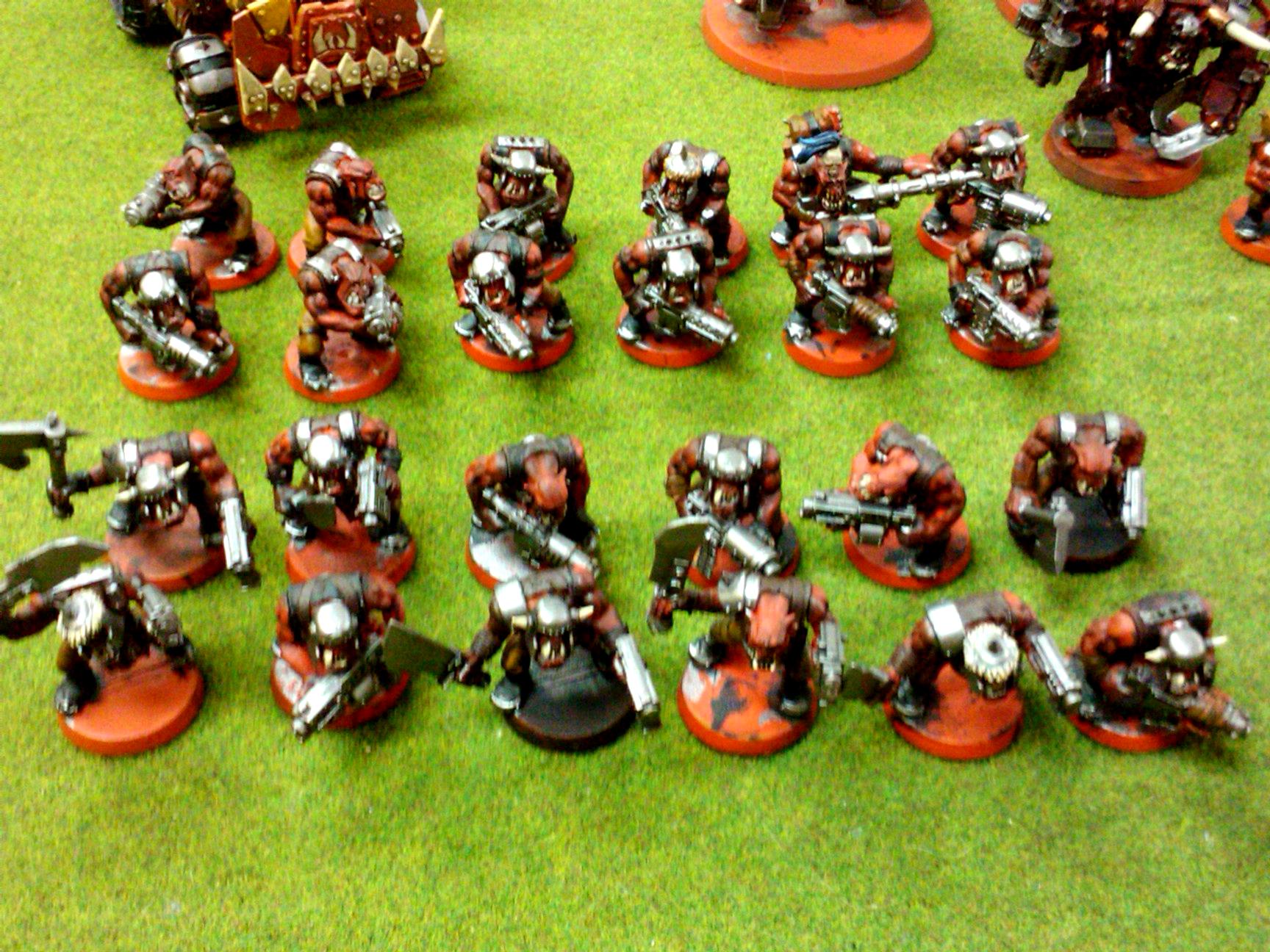 Commission, Conversion, Orcs, Ork Army, Orks, Painting, Project, Red, Tankk, Trukk, Waaagh
