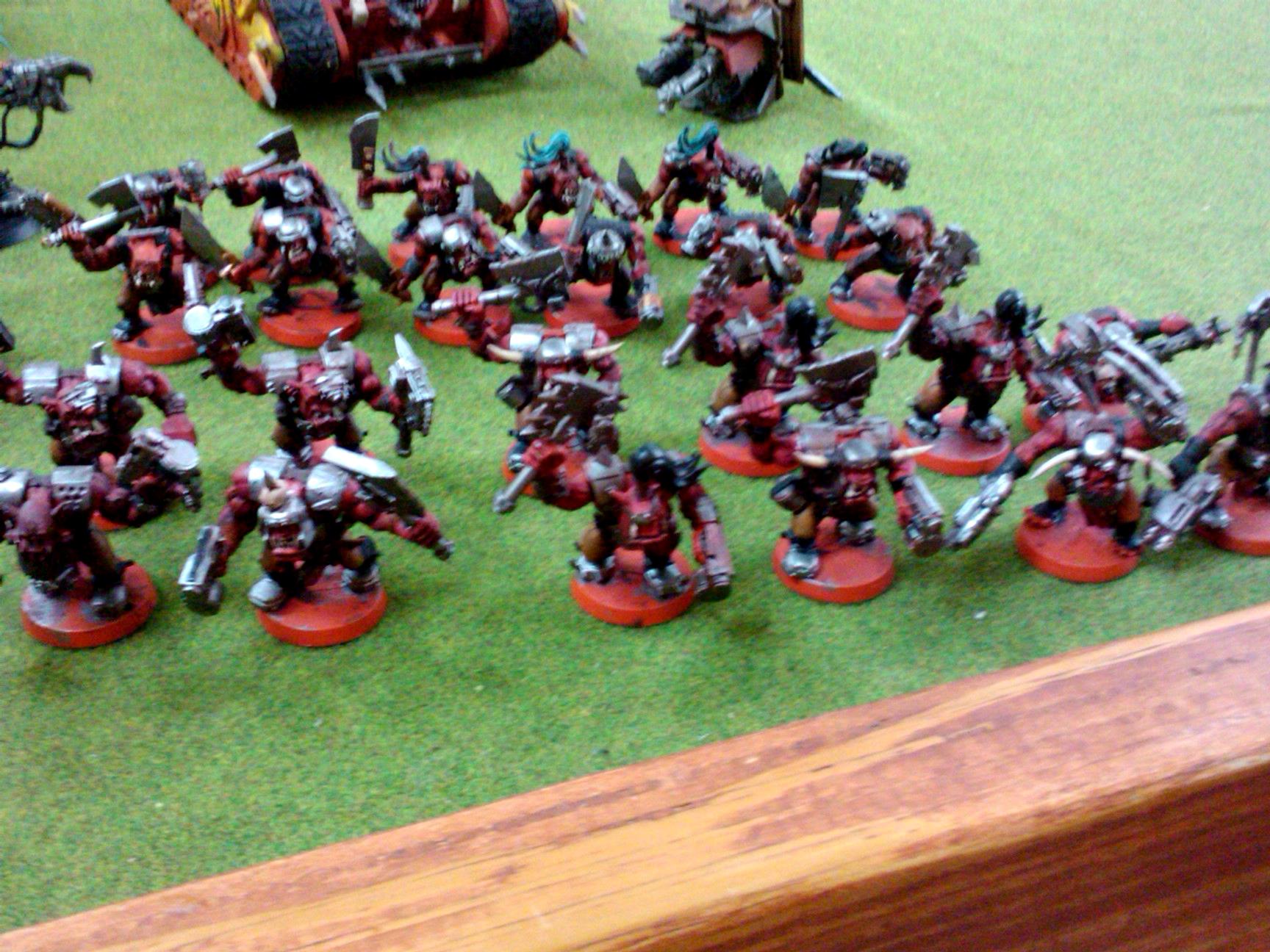 Commission, Conversion, Orcs, Ork Army, Orks, Painting, Project, Red, Tankk, Trukk, Waaagh