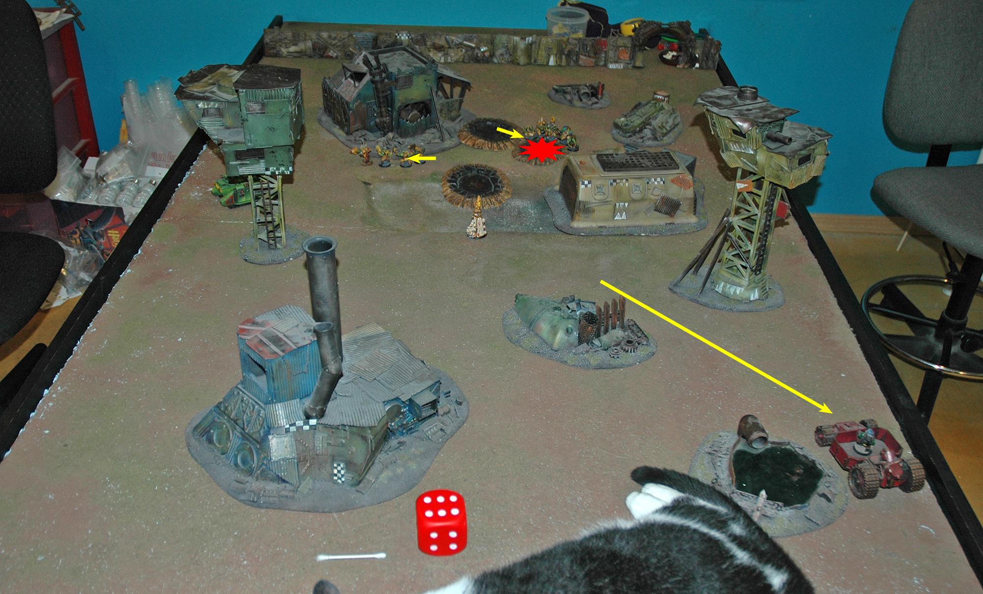 1000 Points, Bad Moons, Battle Report, Blood Angels, Mantis Warriors, Orks, Space Marines, Warhammer 40,000