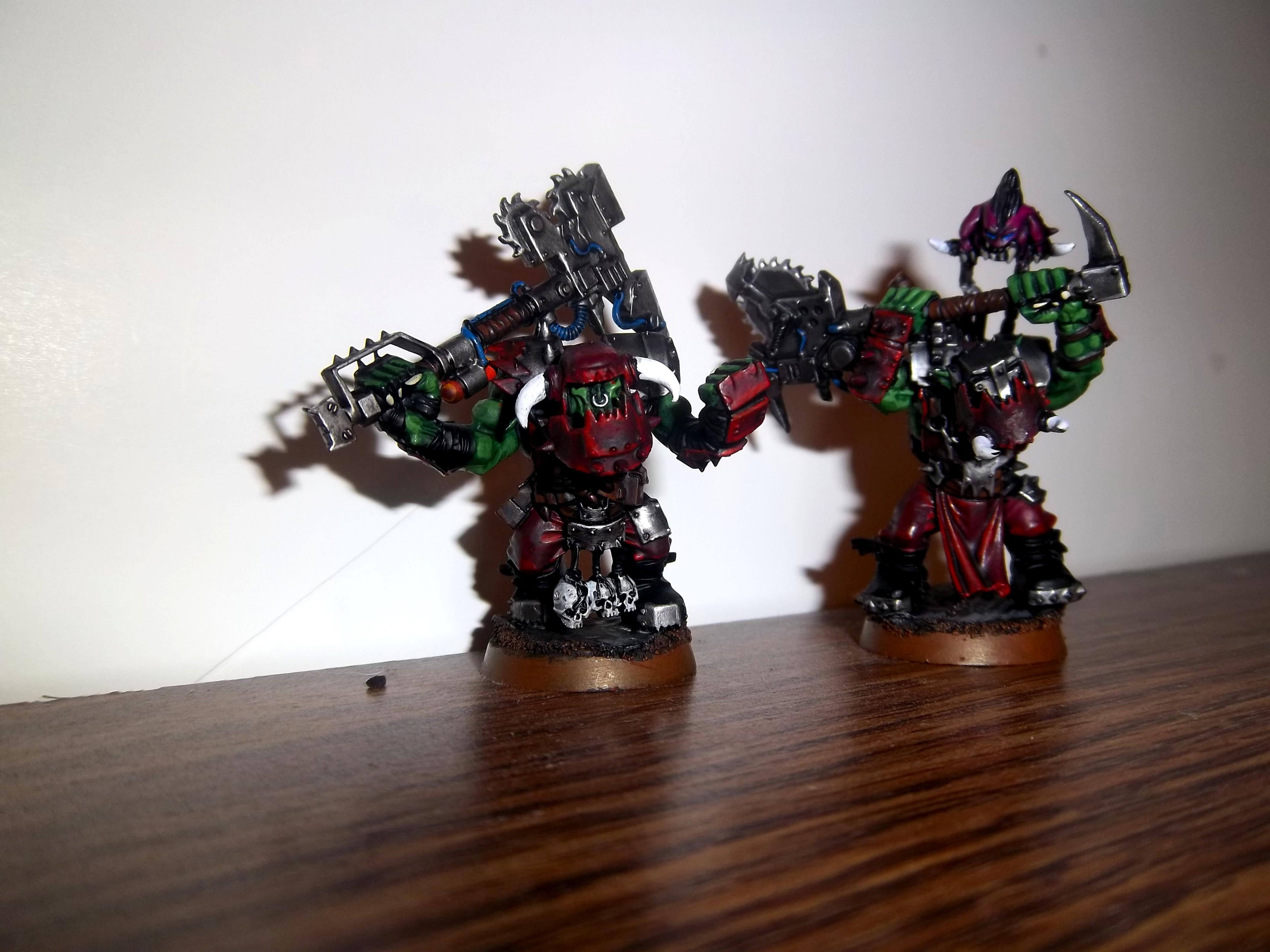 Ard, Big Choppa, Eavy Armor, Nob, Orks, Warhammer 40,000