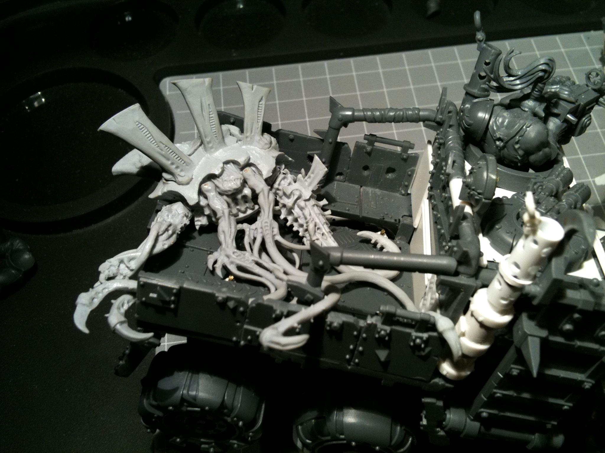 Da Dark Angelz, Gms, Orks, Trukk, Work In Progress