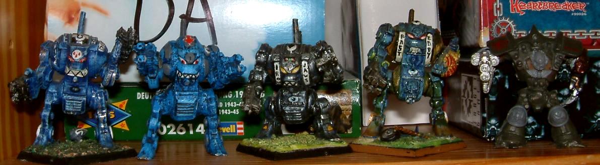 Chaos, Chaos Space Marines, Conversion, Dead, Dreadnought, Hellbrute, Painted, Scratch, Scratch Build, Senes Antiqua, Senex, Space Marines