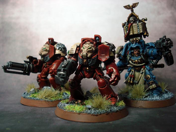 Blood Ravens, Librarian, Space Marines, Terminator Armor, Warhammer 40,000