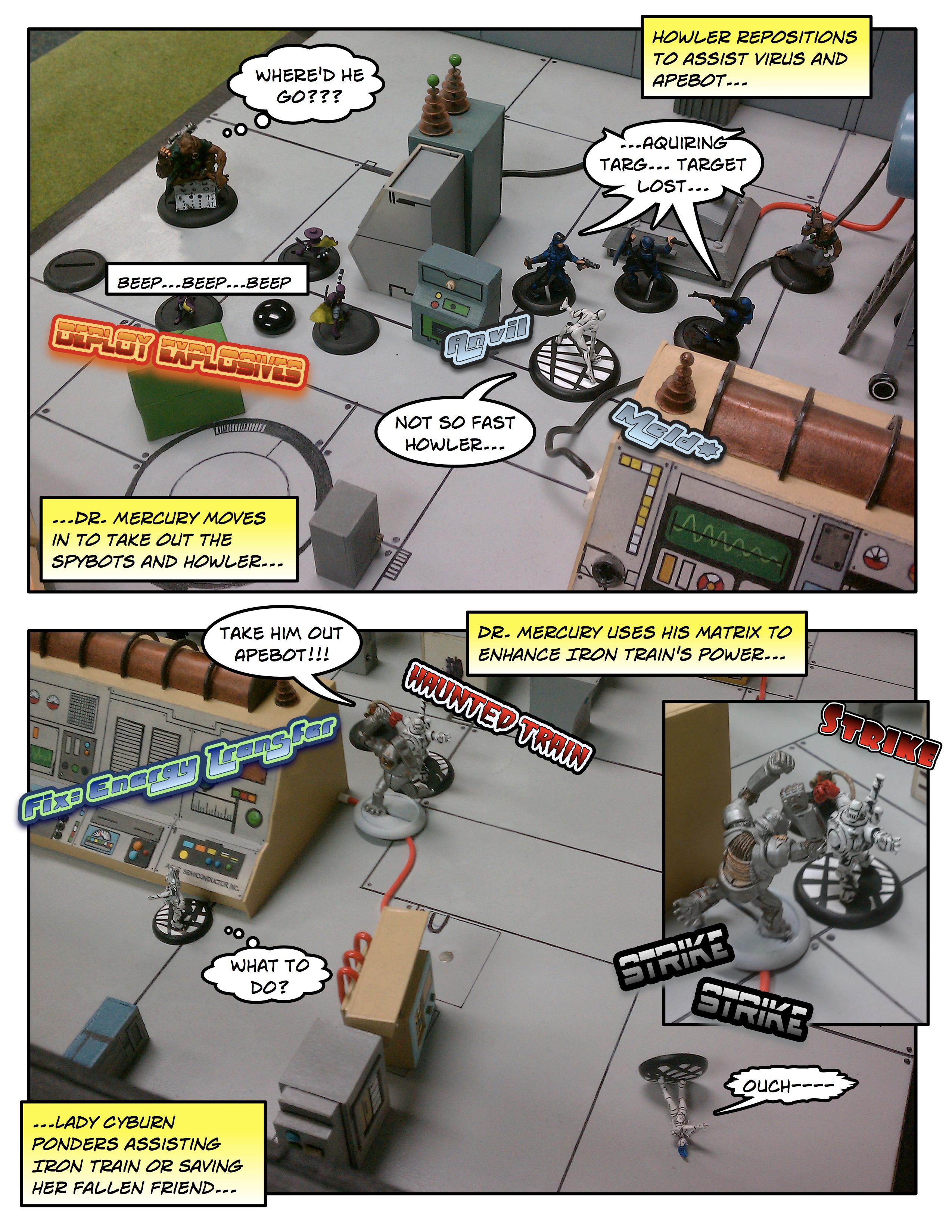 Comics, Pulp City, In the Lab of Dr. Red 5