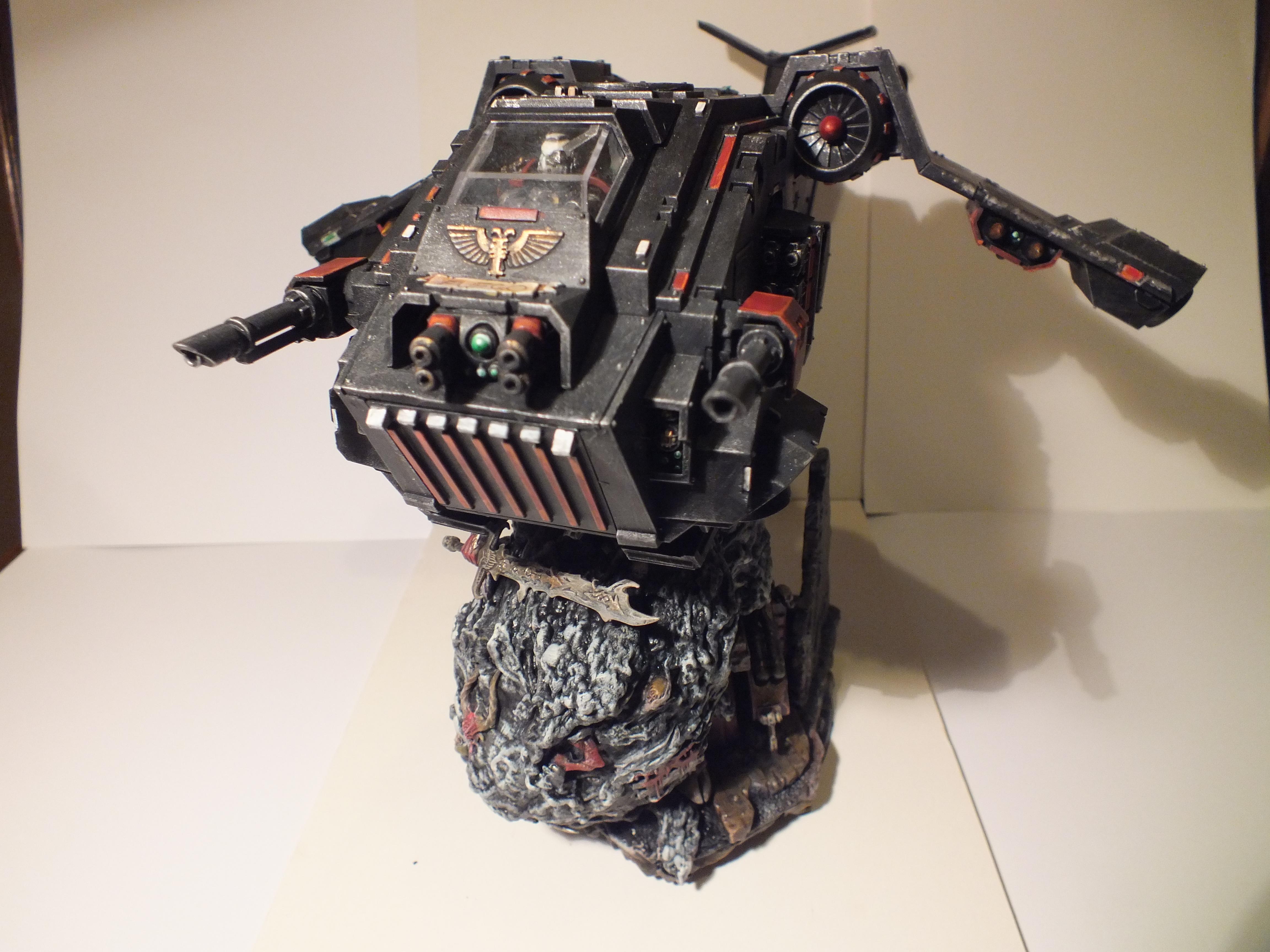 Base, Chaos Rhino, Chapter House, Conversion, Gk, Grey Knights, Storm Raven